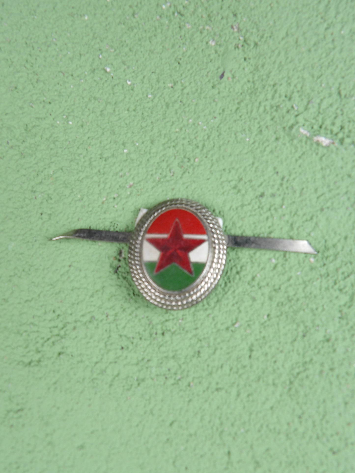 People's Republic Hungary Communist Era Red Star Cockade Badge