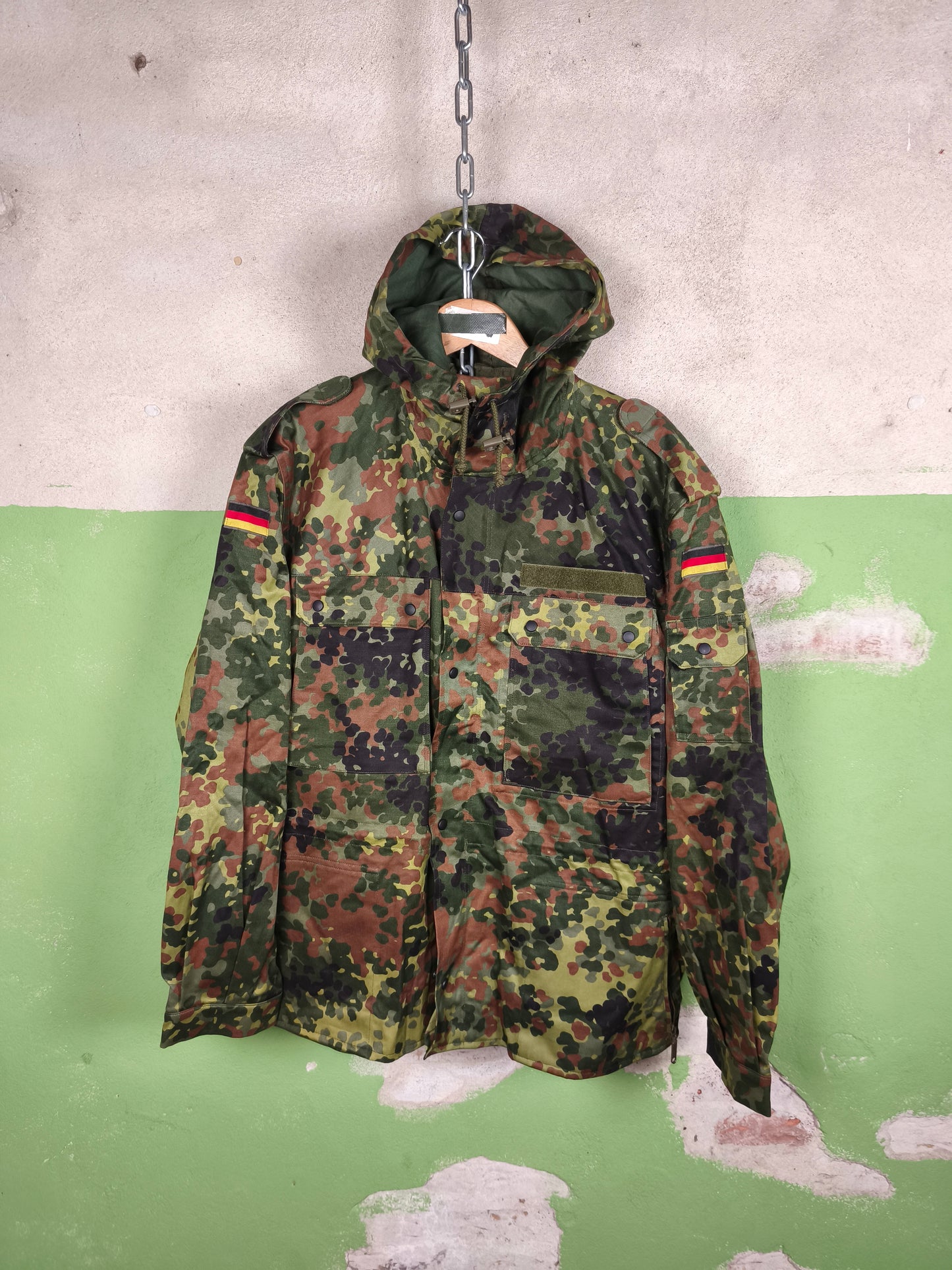 1997 Unissued German Bundeswehr Flecktarn Parka (size 10/ XL R)
