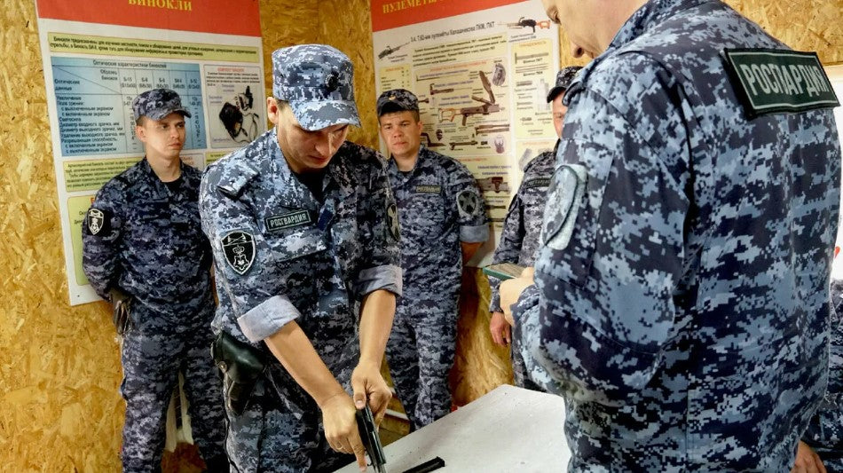 Unissued 2023 Russian Rosguard Blue Digital -Quick Camouflaging Uniform