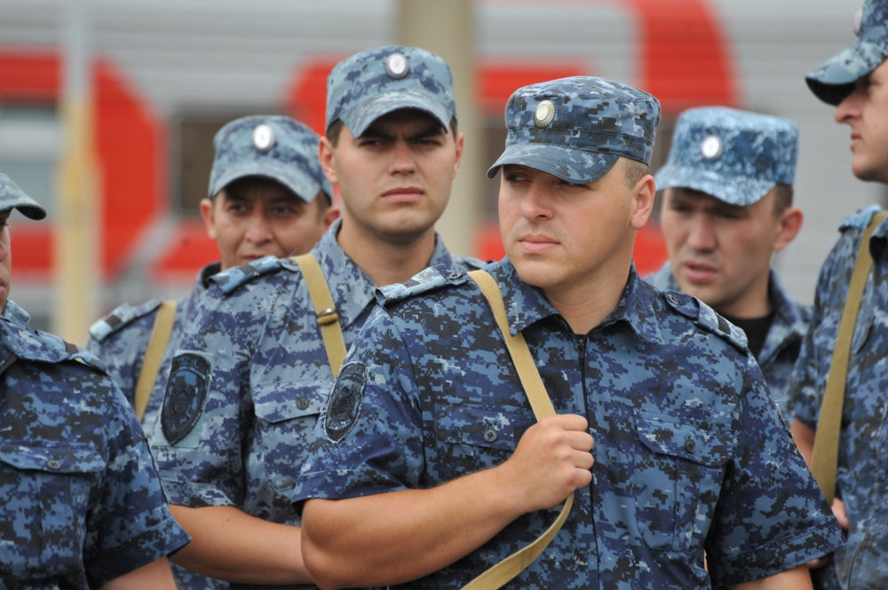 Unissued 2023 Russian Rosguard Blue Digital -Quick Camouflaging Uniform