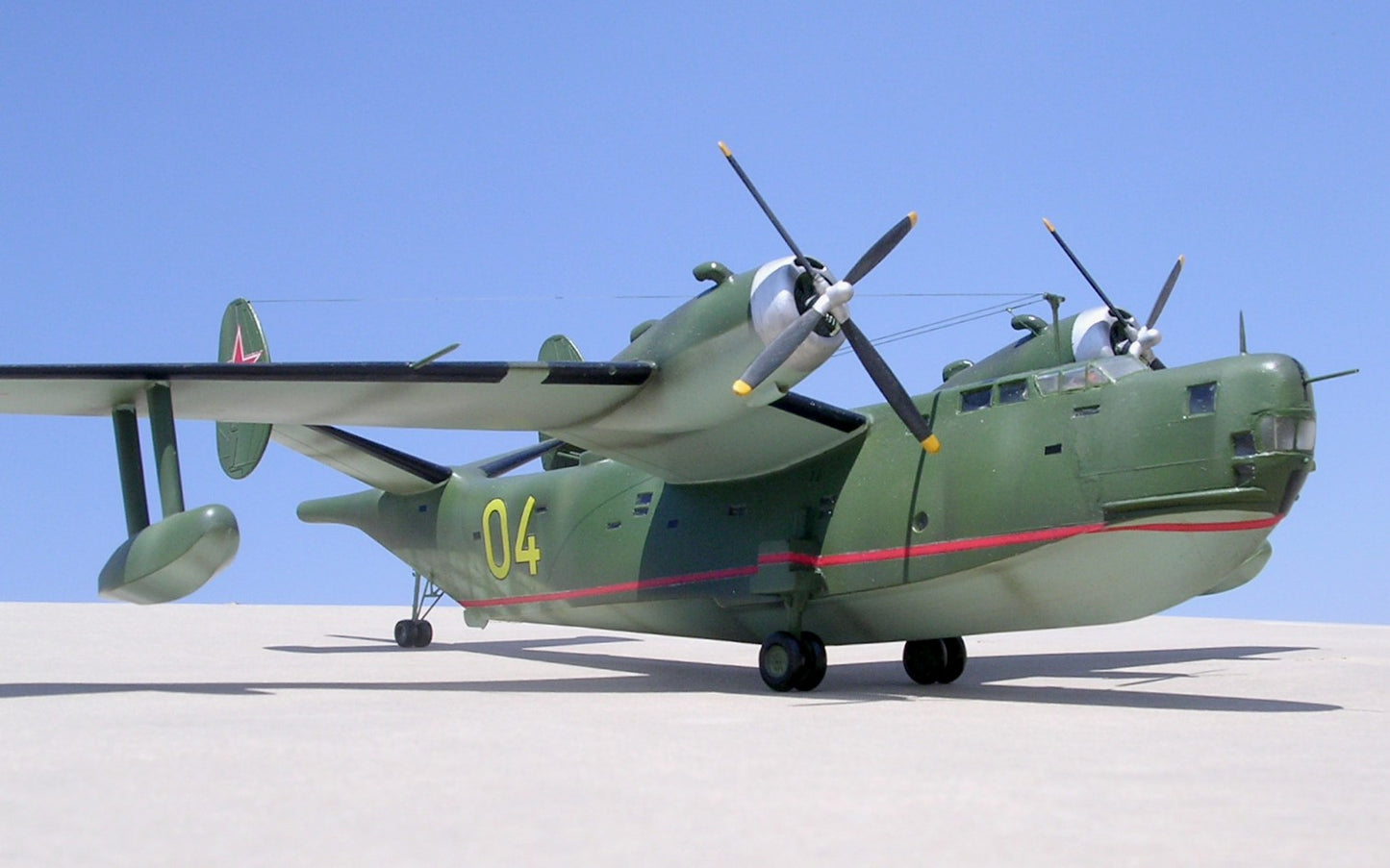 DDR Model kit Beriev Be-6 Soviet Water Plane