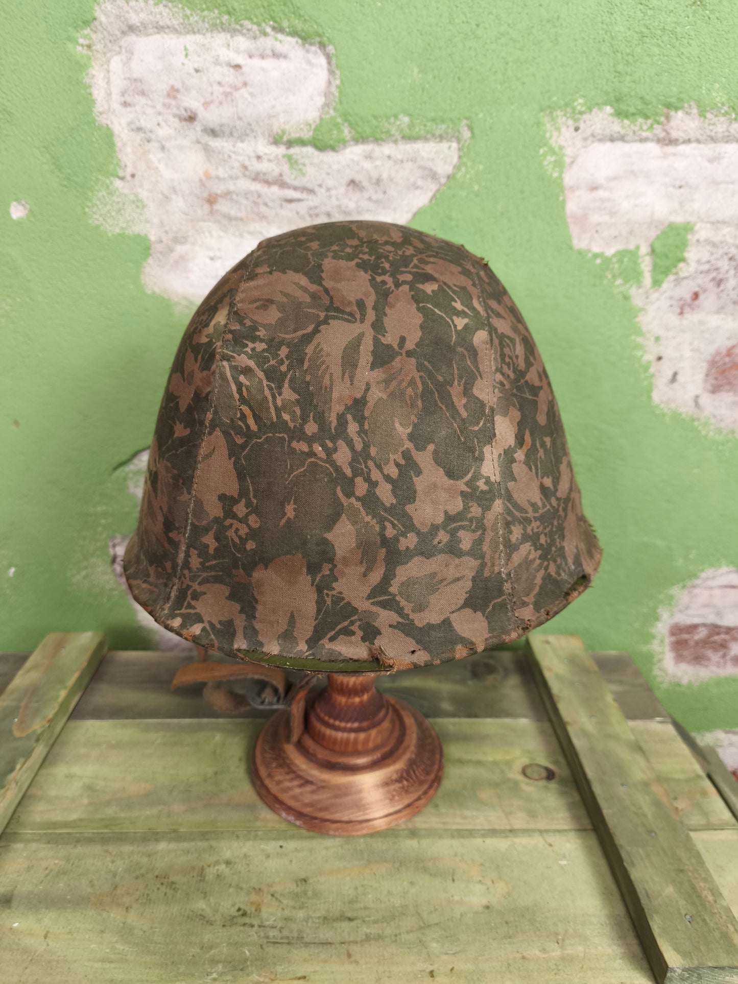 Issued Soviet SSH-60 Steel Helmet + Rare 1960 Palma Cover