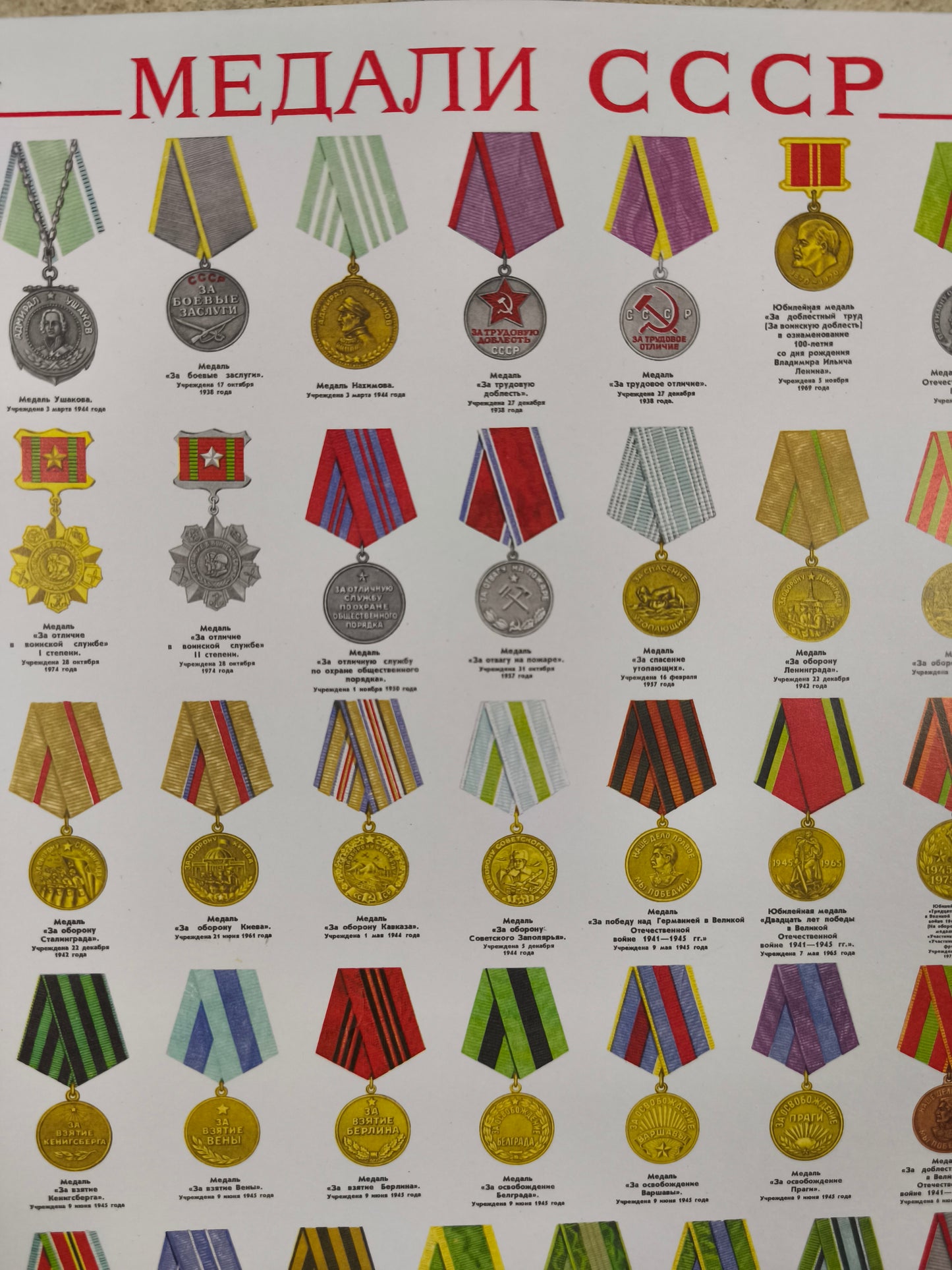 Print: Medals of the USSR