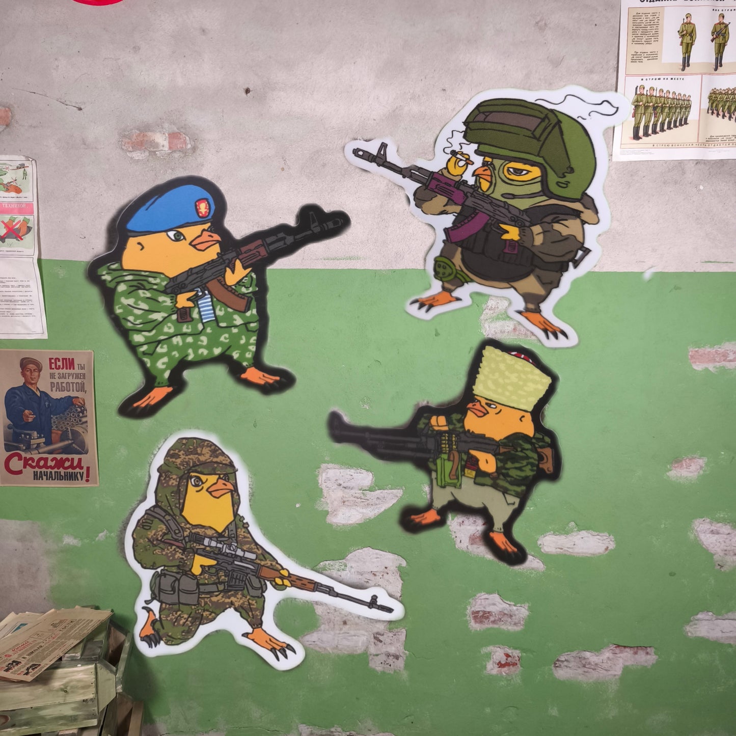 Praporchicks Sticker Set (4 pieces)
