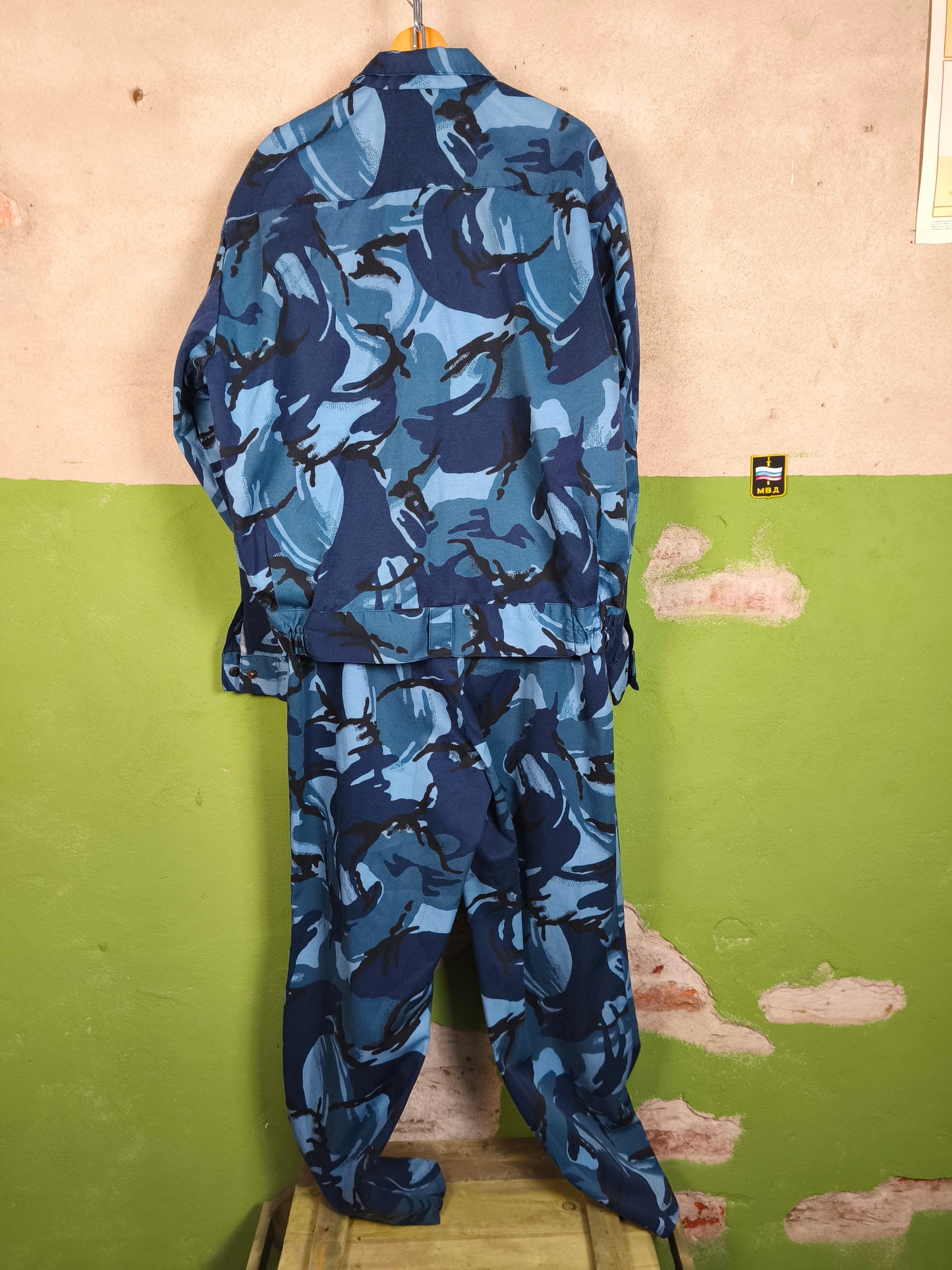 Unissued Blue DPM Uniform XL-180cm