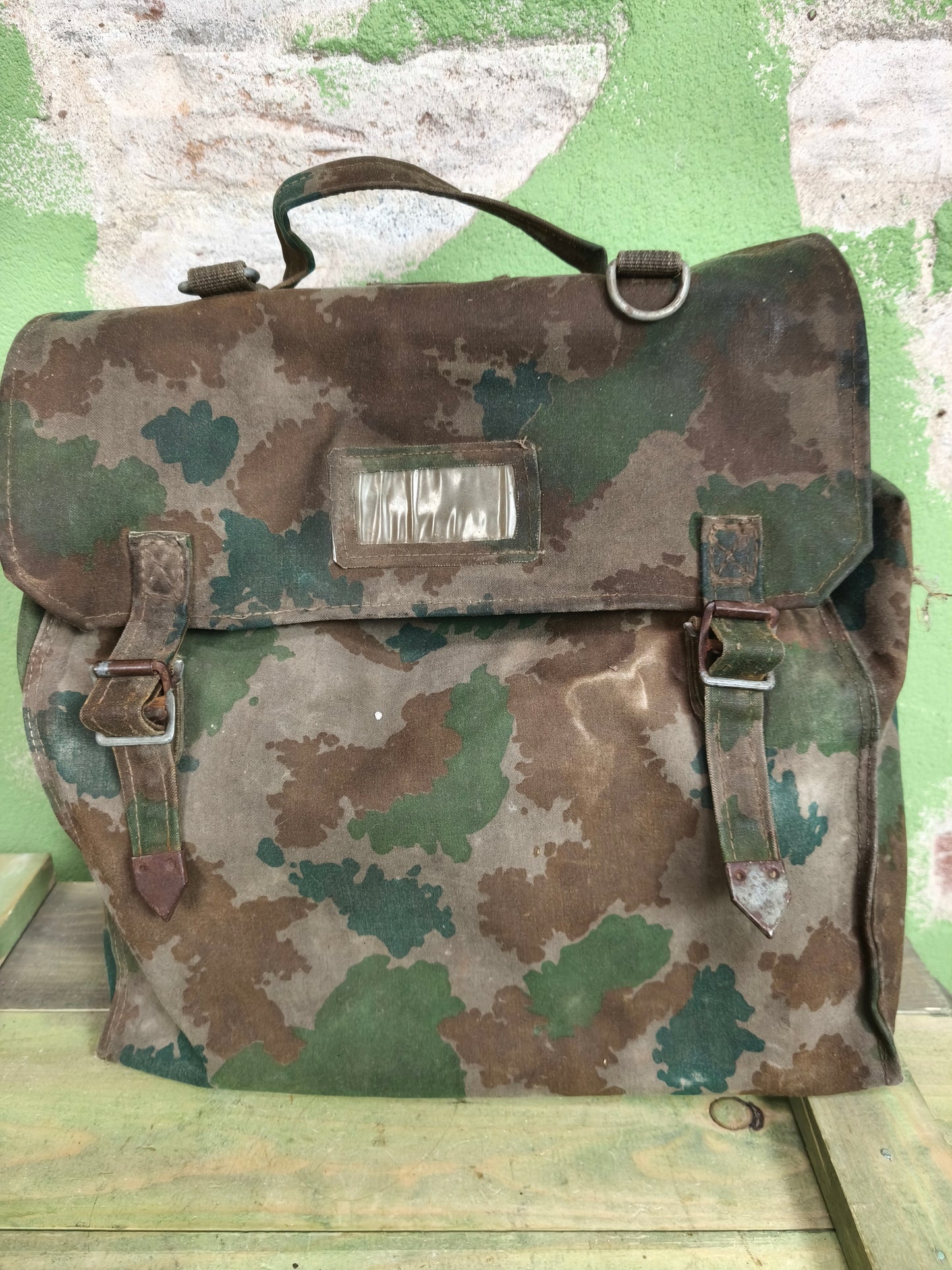 Issued DDR M58 Blumentarn Sturmgepack Field Backpack + Carry Strap