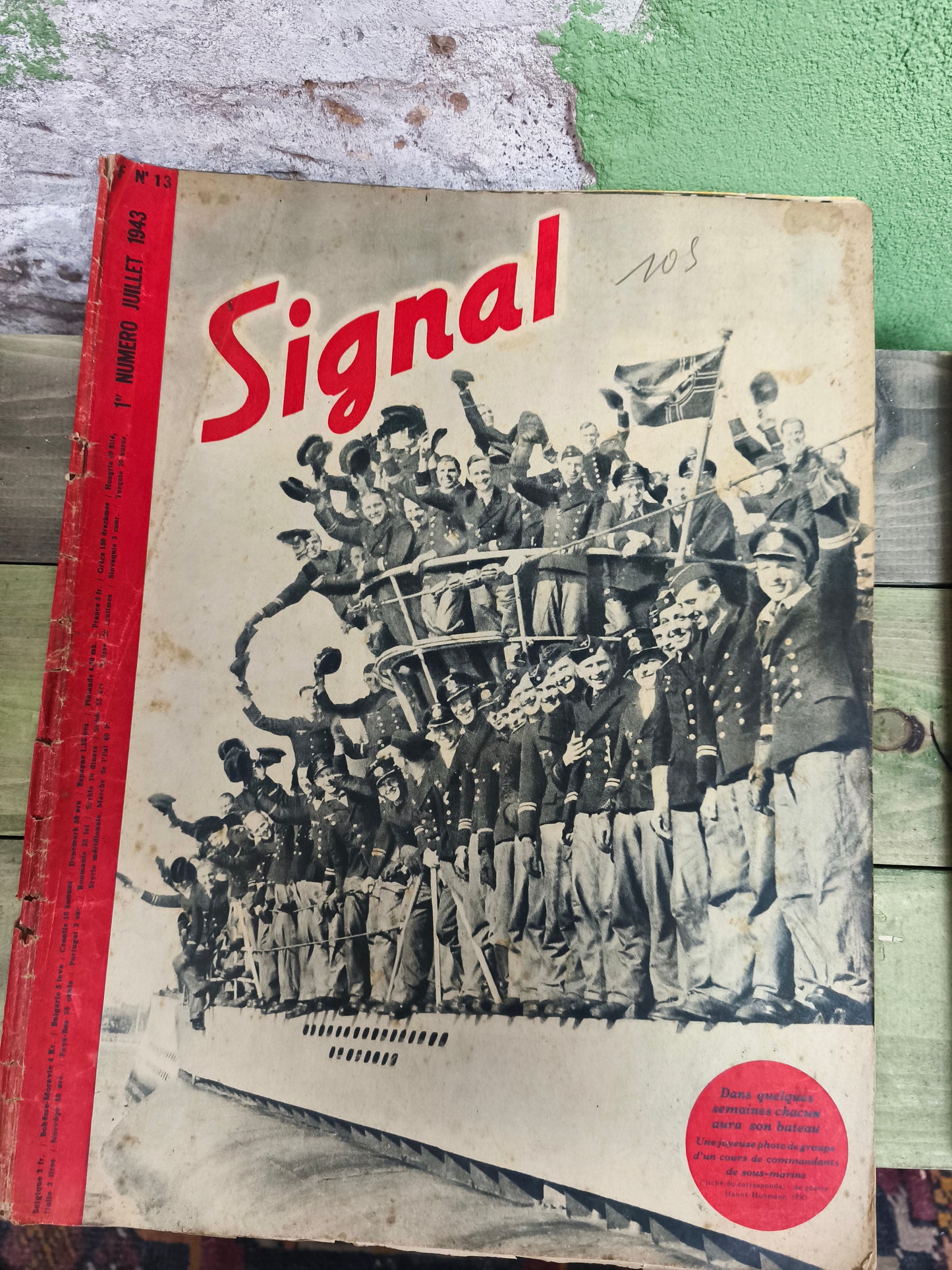 WW2 Wehrmacht Propaganda Magazine "Signal" (French, Dutch, Belgian)