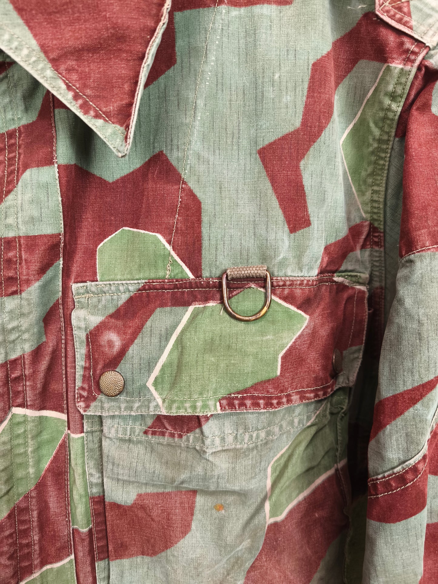 Issued 1956 West German Blue Splittertarn Bundeswehr Army Jacket M-XL Short Regular