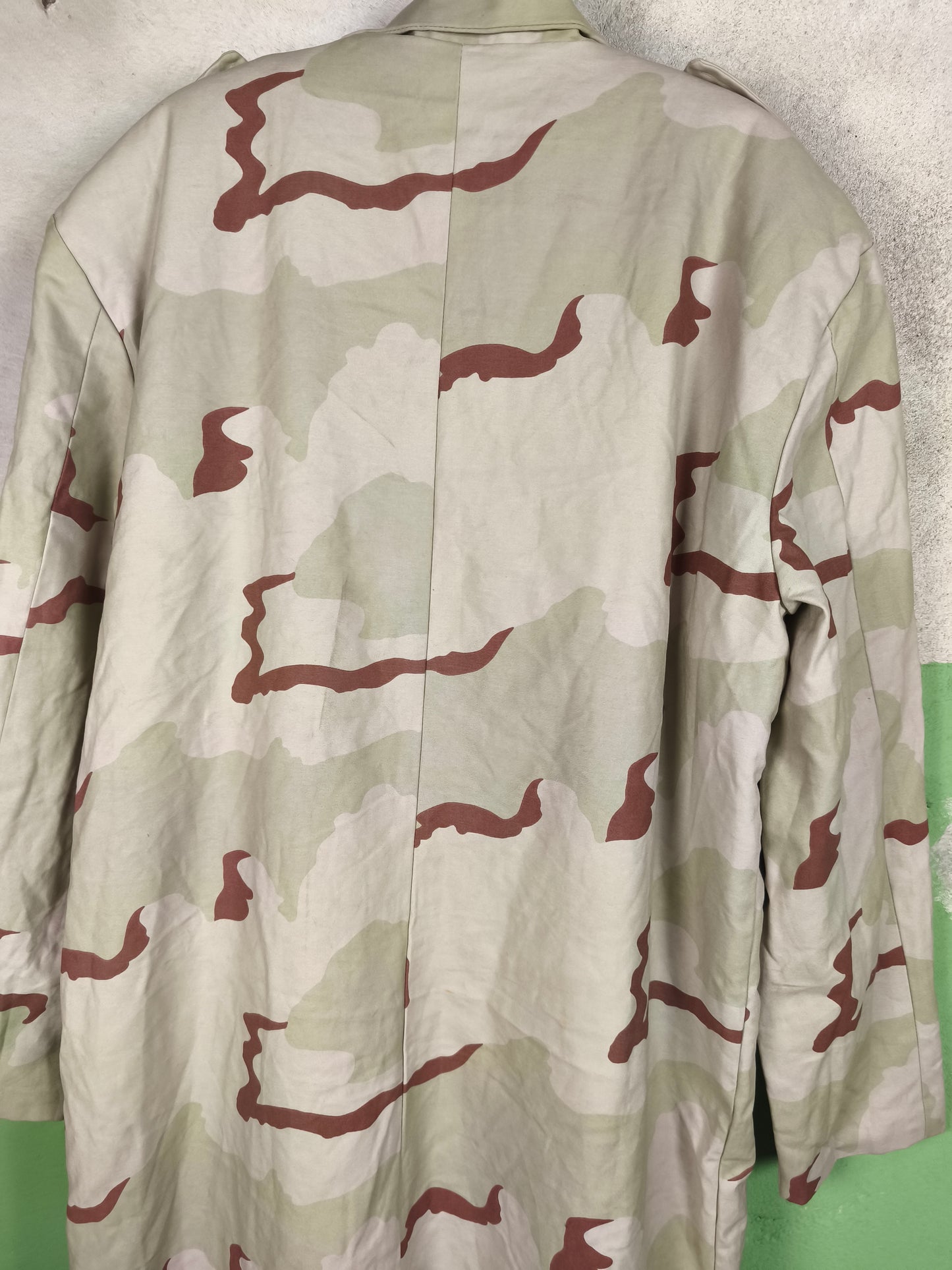 Saudi Arabia tricolor DCU Trenchcoat + Faux Fur Liner
