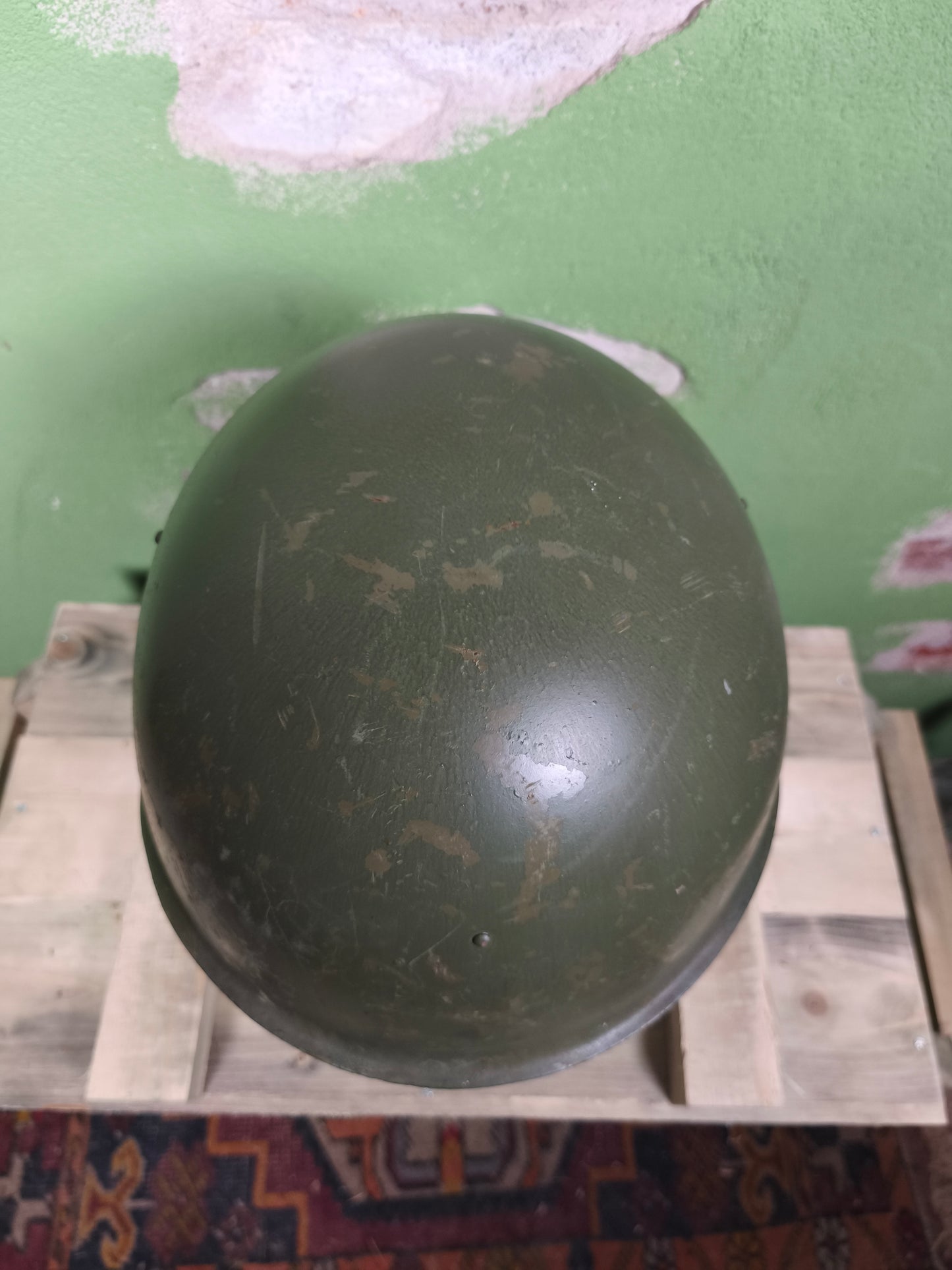Issued Czechoslovakian VZ-53 / M53 Helmet Warsaw Pact