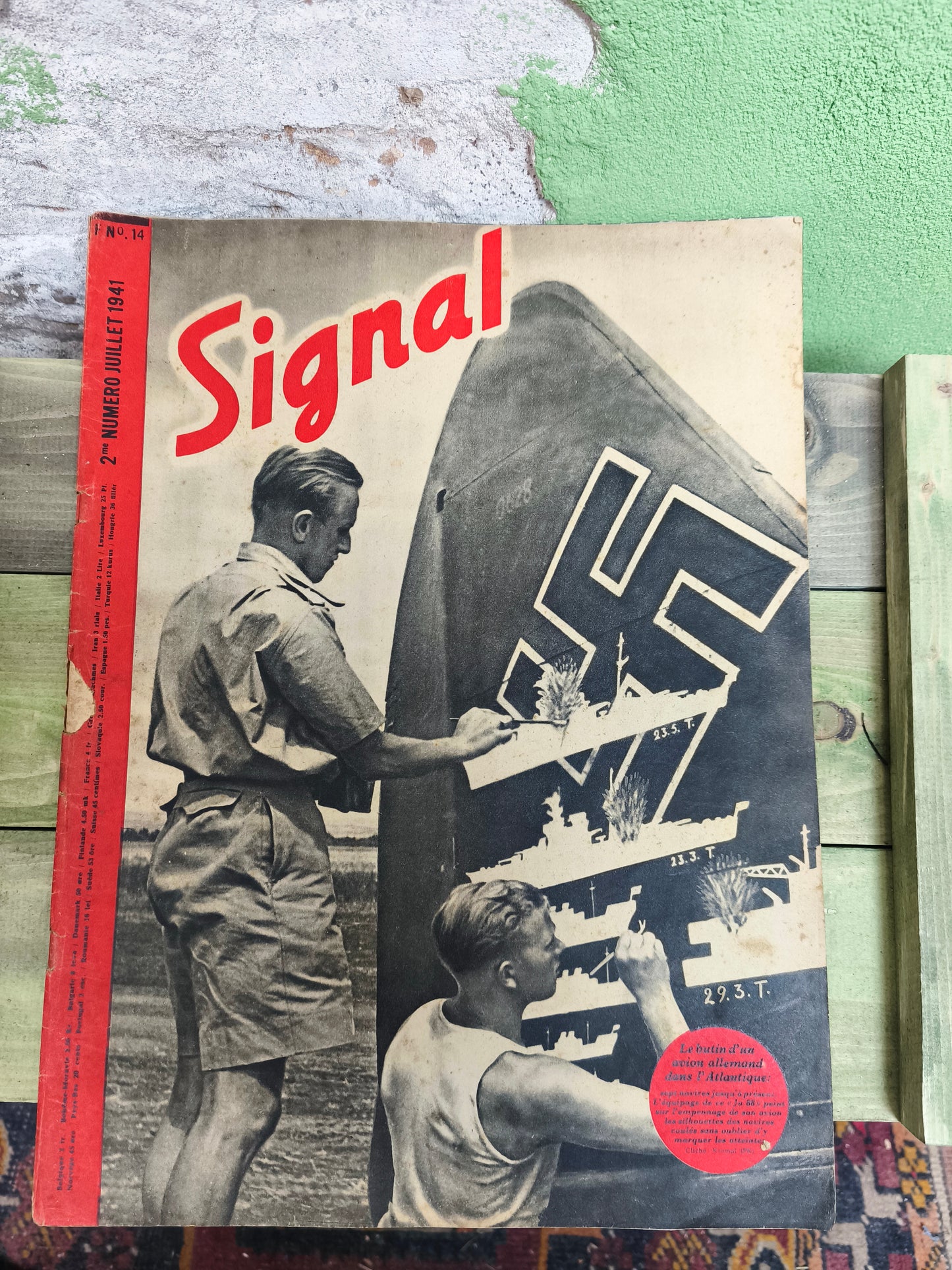 WW2 Wehrmacht Propaganda Magazine "Signal" (French, Dutch, Belgian)