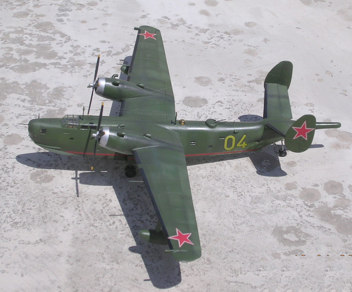 DDR Model kit Beriev Be-6 Soviet Water Plane