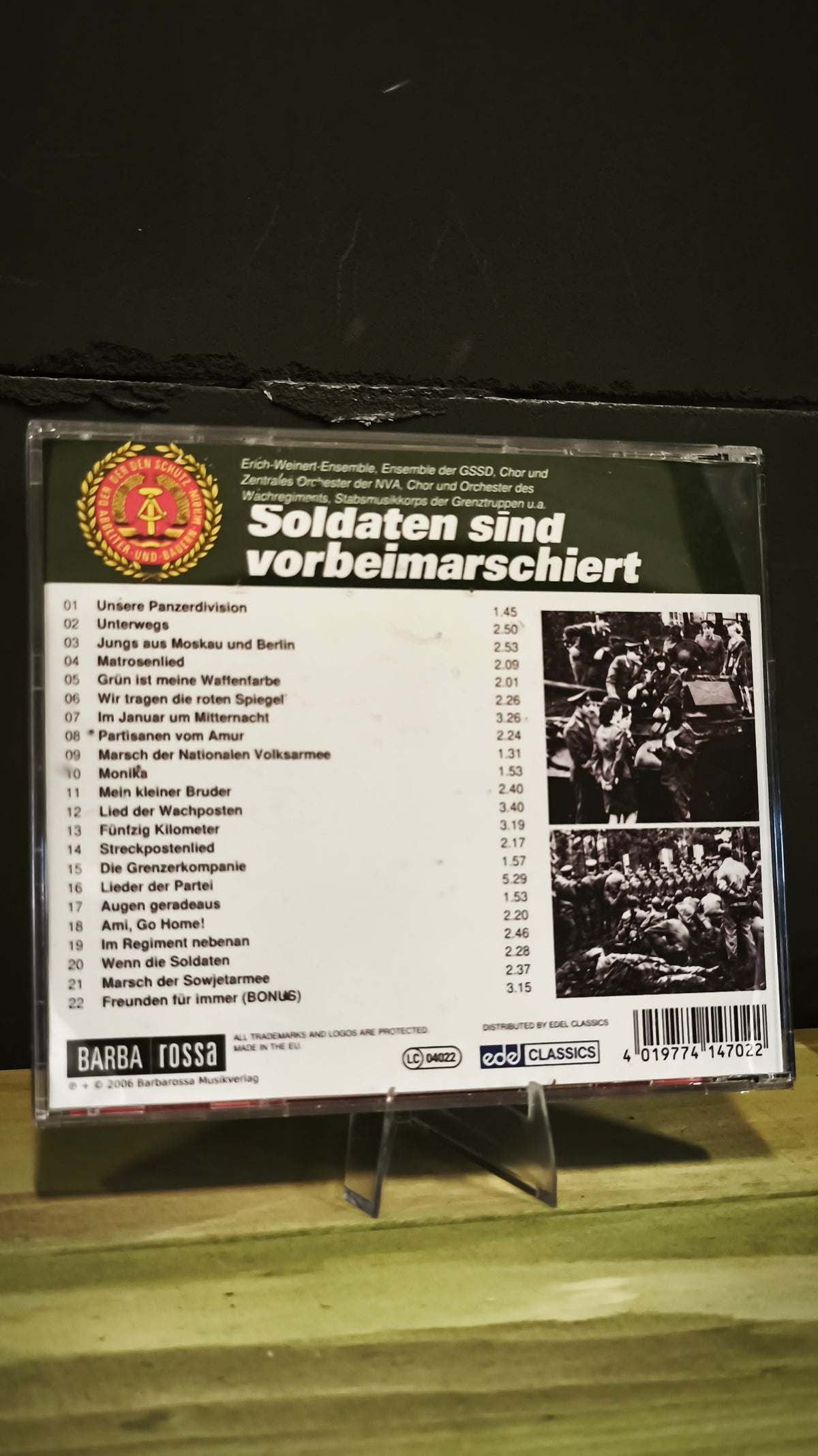 Soldaten sind vorbeimarschiert — DDR Army Songs & Marches CD