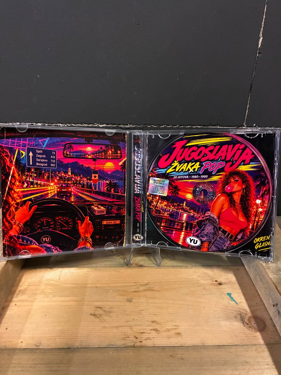 Jugoslavija Žvaka Pop Yugoslav Pop & Synthpop Music CD