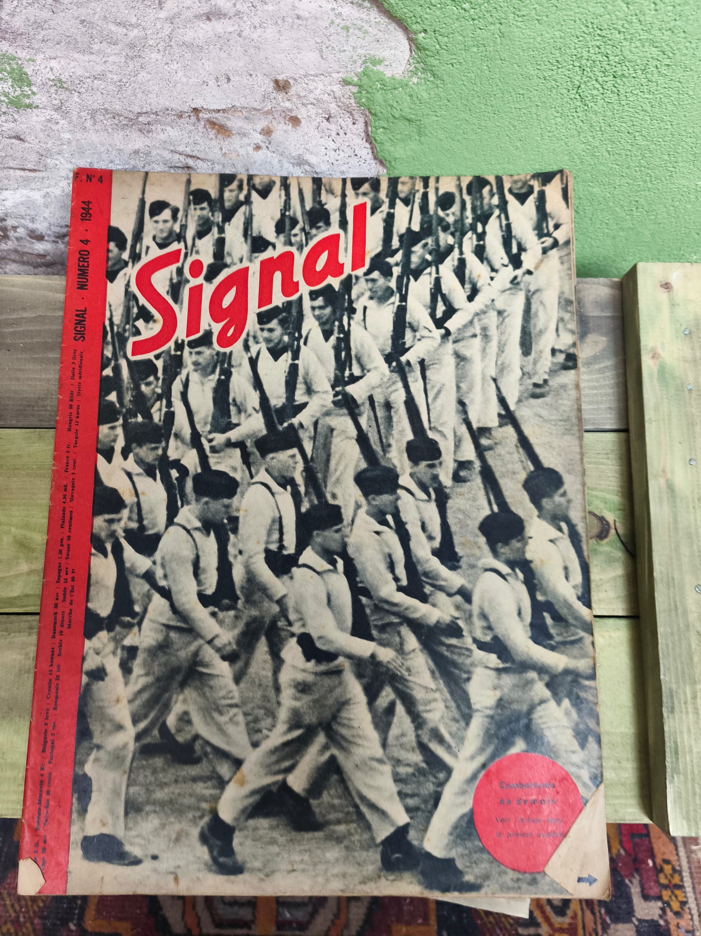 WW2 Wehrmacht Propaganda Magazine "Signal" (French, Dutch, Belgian)