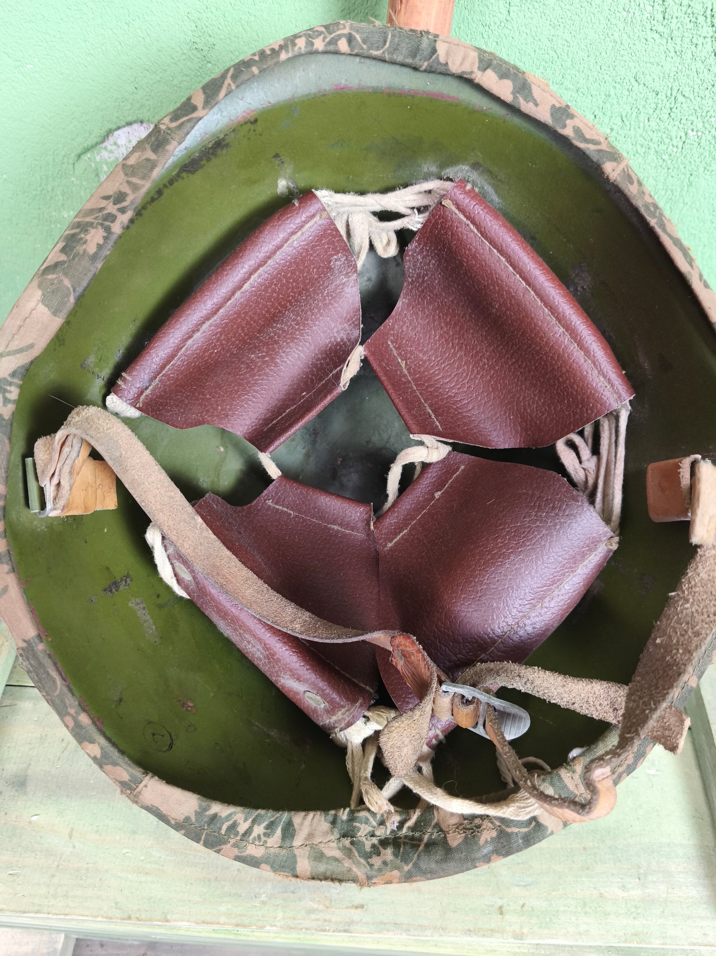Issued Soviet SSH-60 Steel Helmet + Rare 1960 Palma Cover