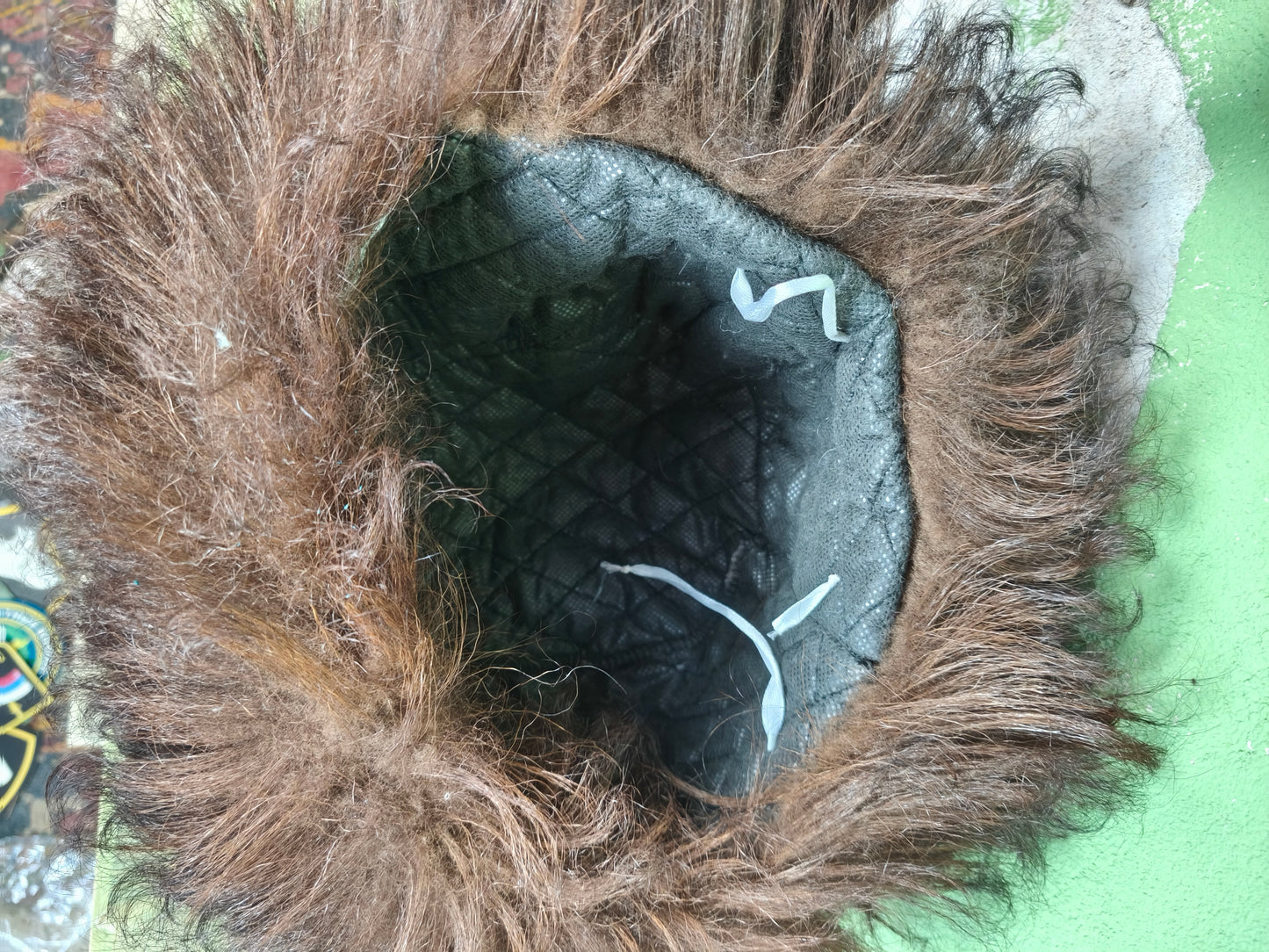 Dagestan Papakha Sheepskin Fur Hat- Brown/Black