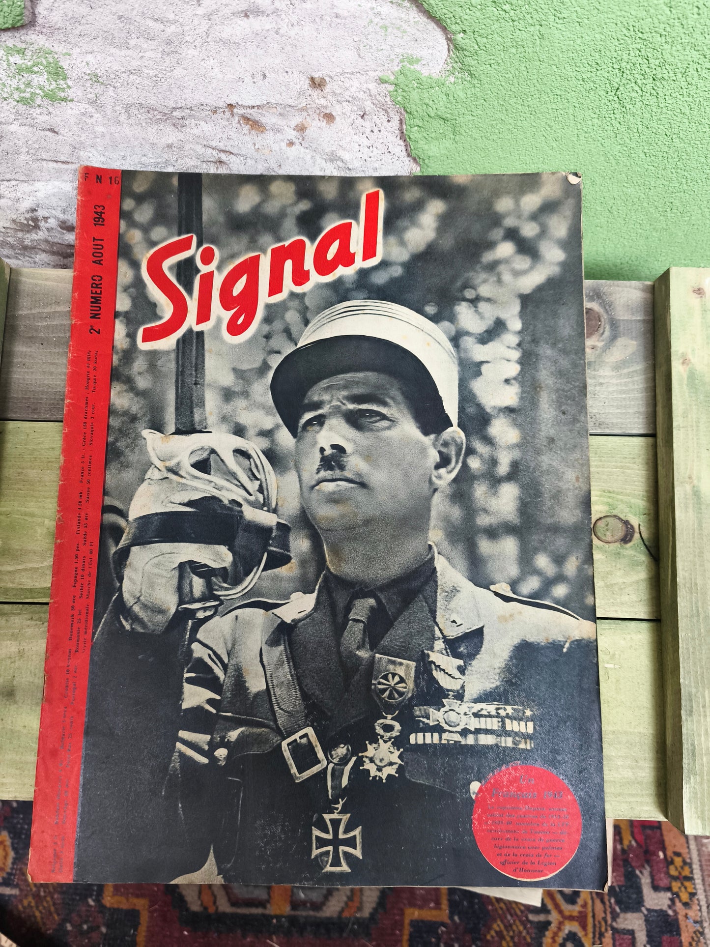 WW2 Wehrmacht Propaganda Magazine "Signal" (French, Dutch, Belgian)