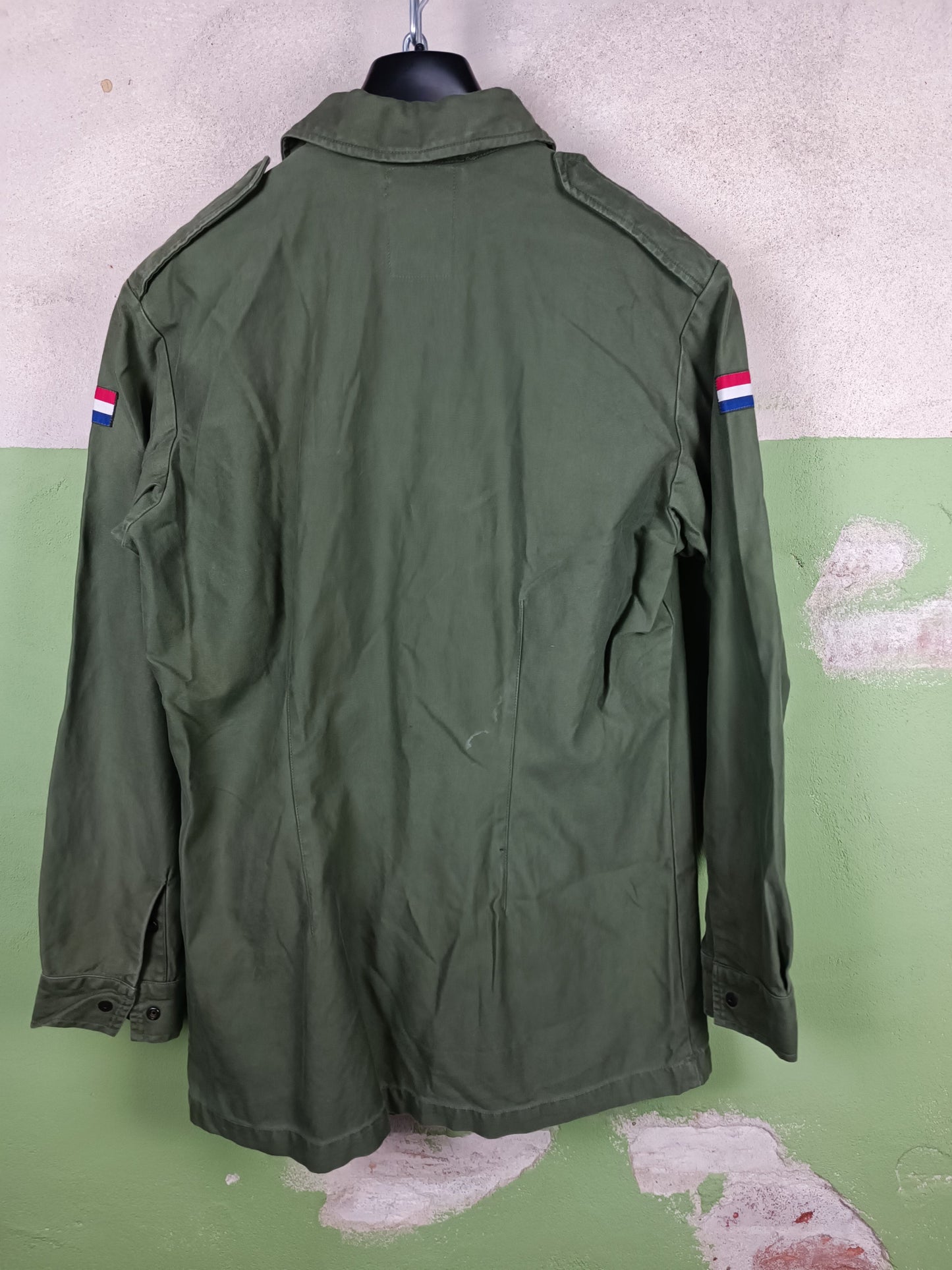 1987 Royal Dutch Ground forces OD Field Jacket M-L