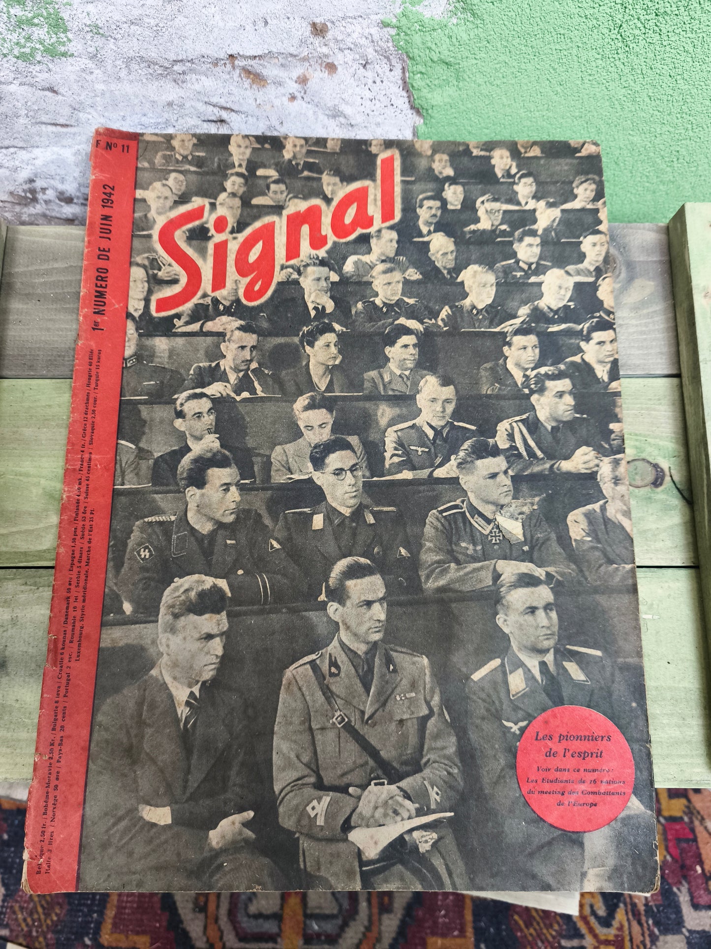 WW2 Wehrmacht Propaganda Magazine "Signal" (French, Dutch, Belgian)