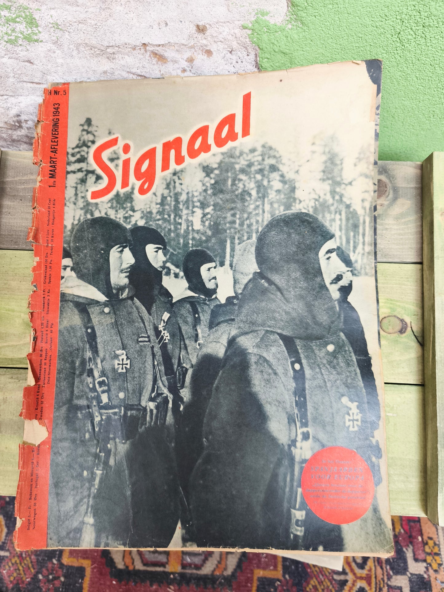 WW2 Wehrmacht Propaganda Magazine "Signal" (French, Dutch, Belgian)
