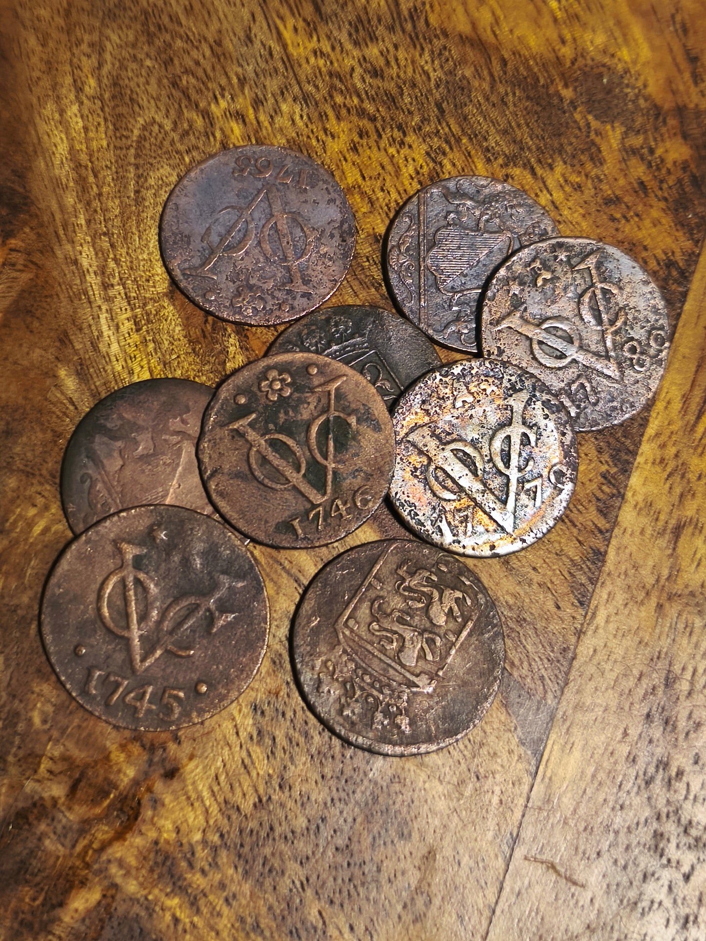 1745 - 1790 VOC Dutch East Indies Copper Doit