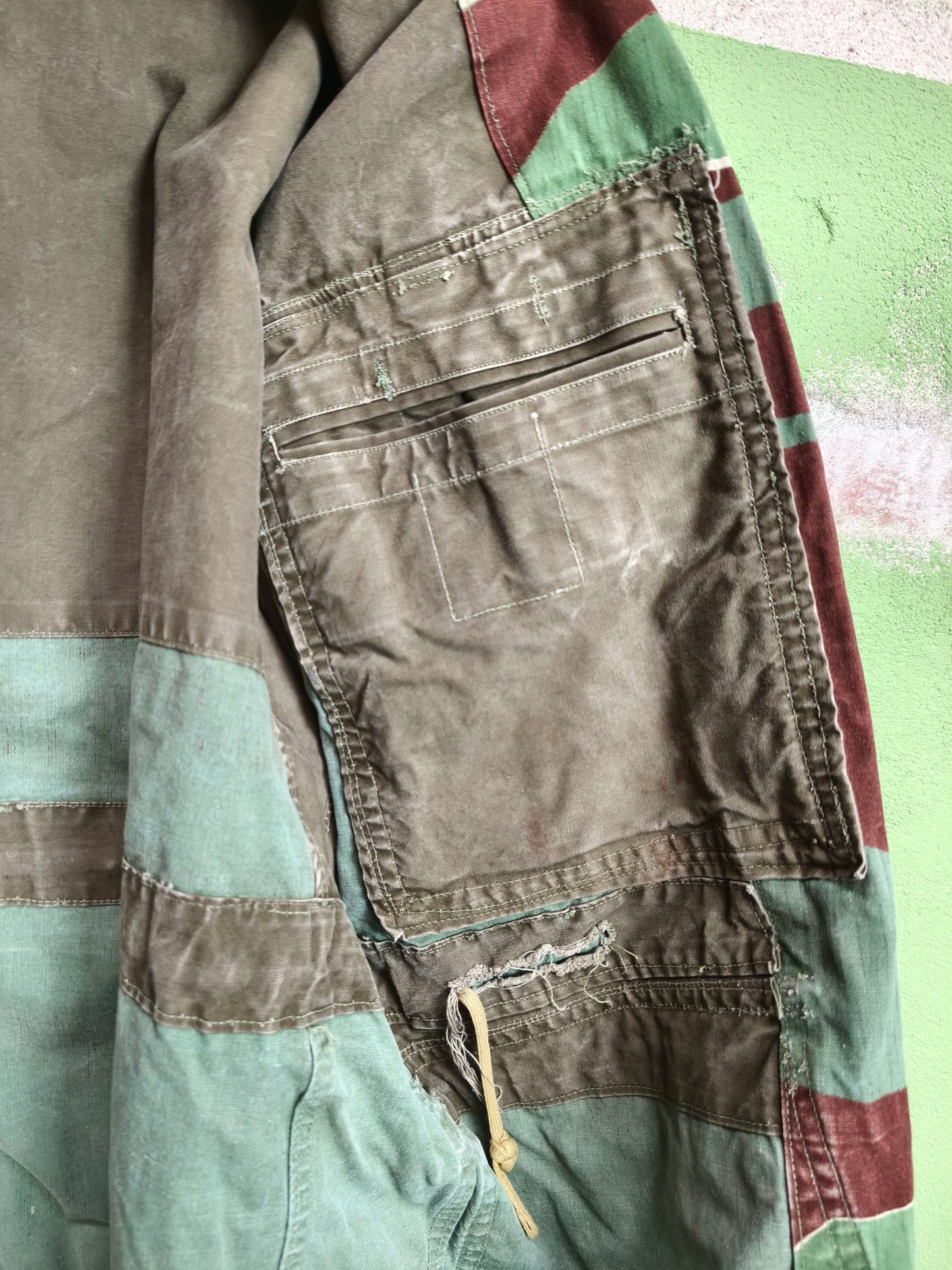 Issued 1956 West German Blue Splittertarn Bundeswehr Army Jacket M-XL Short Regular