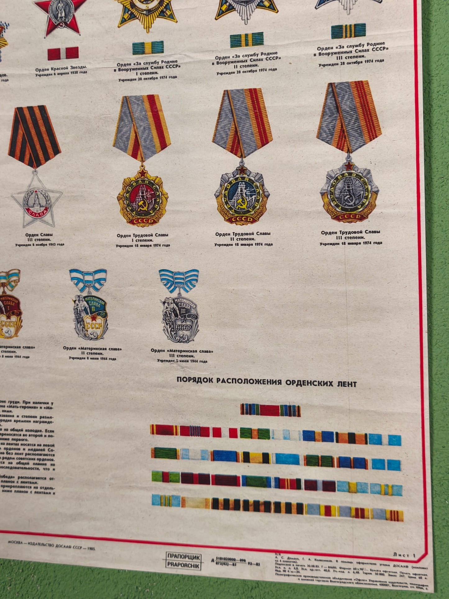 Poster: Orders in the CCCP // A2// 60x43cm // 17'' x 23 ''