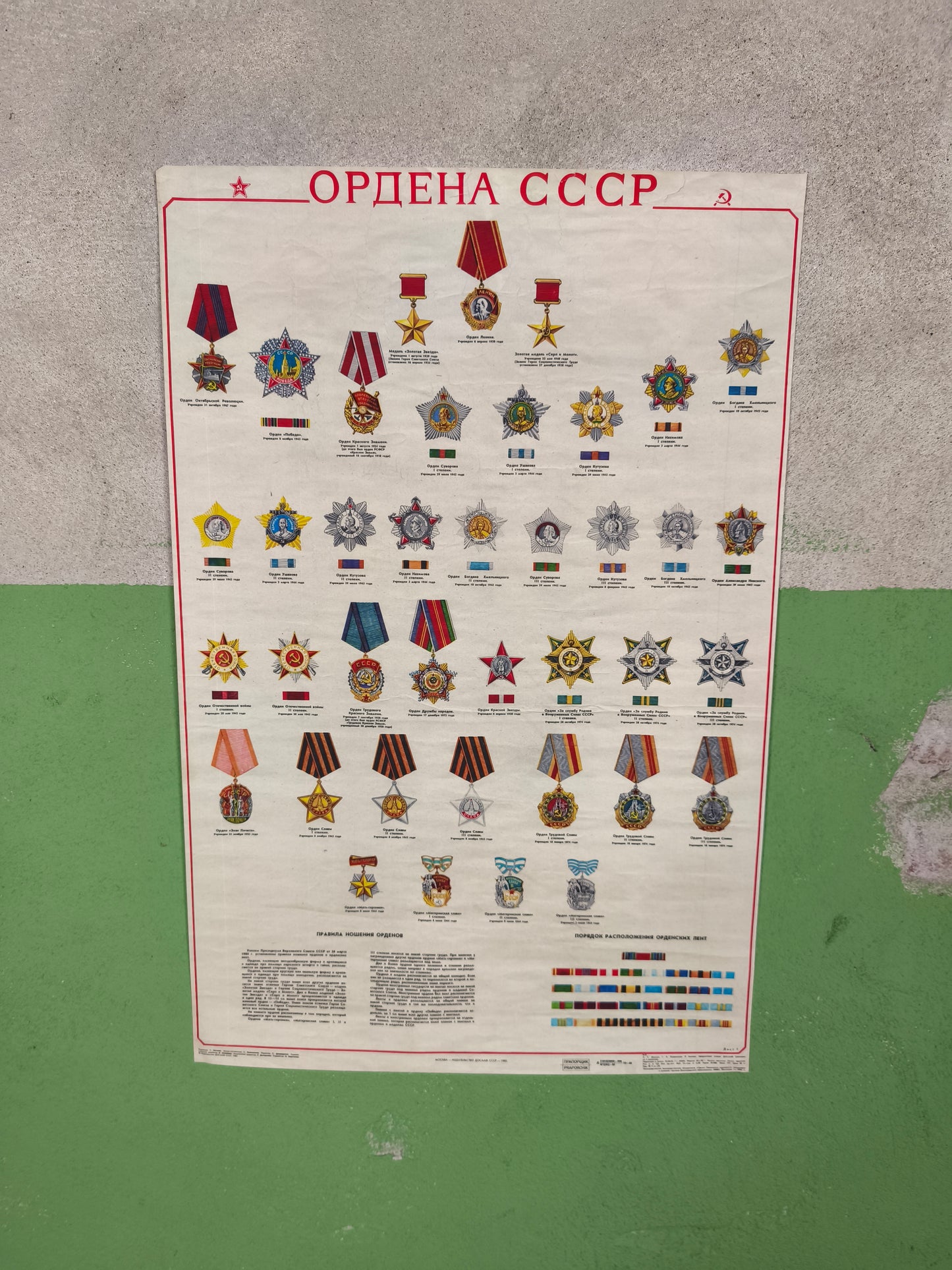 Poster: Orders in the CCCP // A2// 60x43cm // 17'' x 23 ''