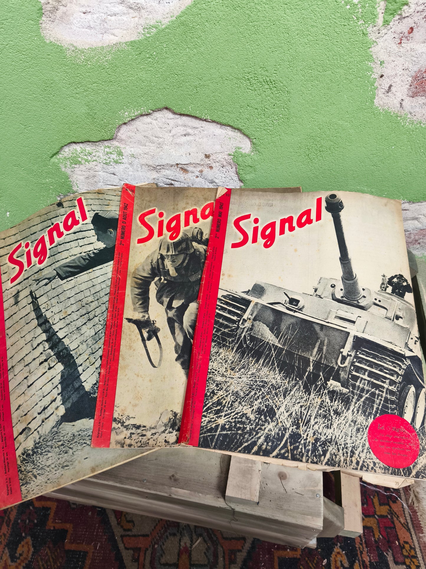 WW2 Wehrmacht Propaganda Magazine "Signal" (French, Dutch, Belgian)