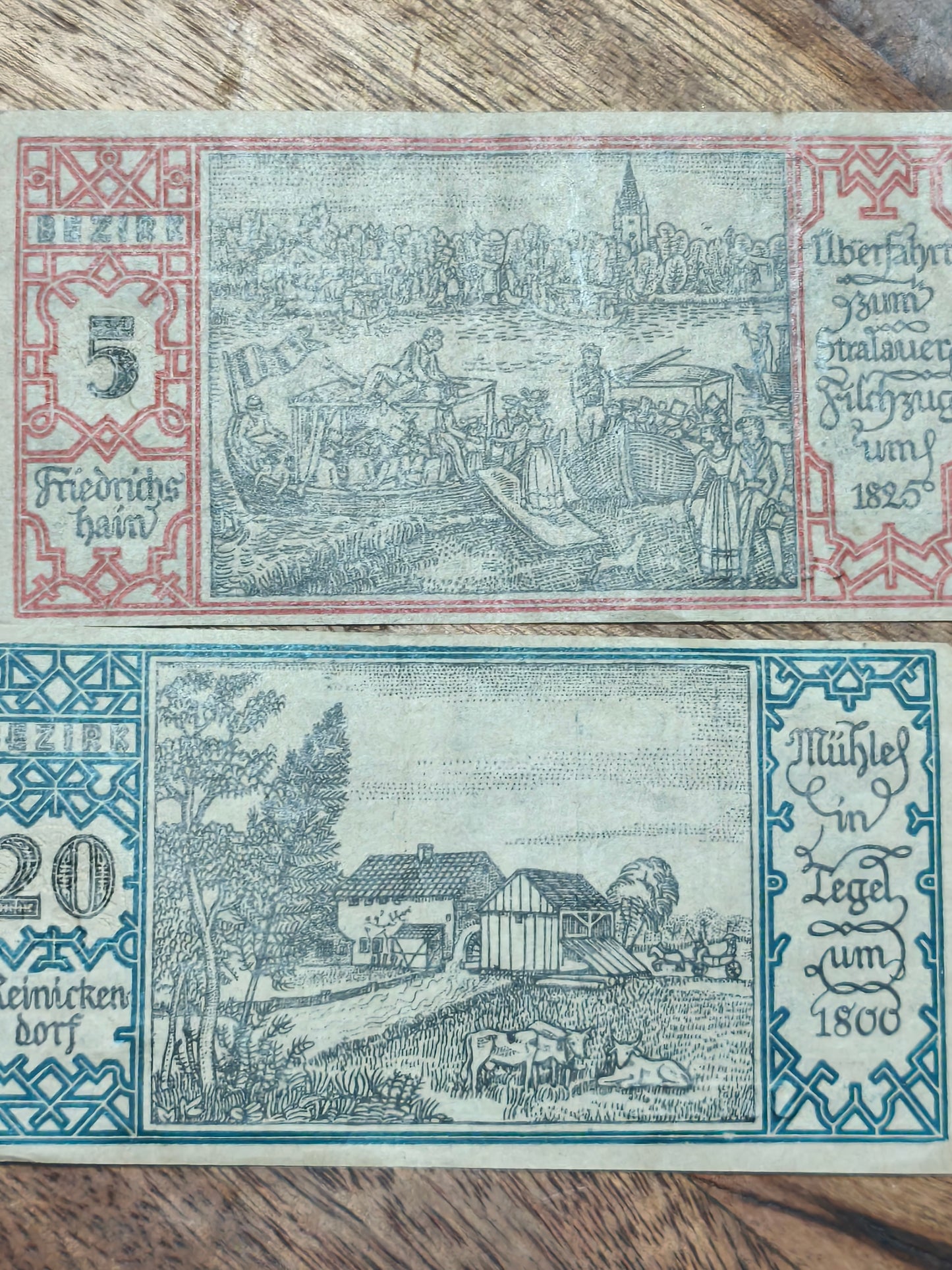 1921 German Weimar Republic Berlin Emergency Currency 50 German Pfennigs