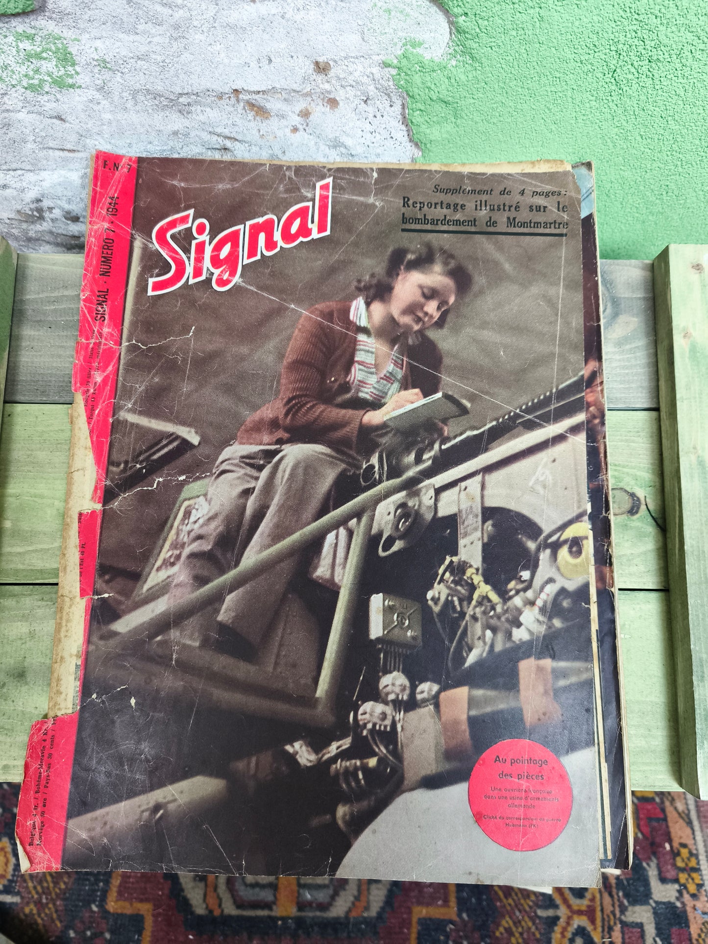 WW2 Wehrmacht Propaganda Magazine "Signal" (French, Dutch, Belgian)