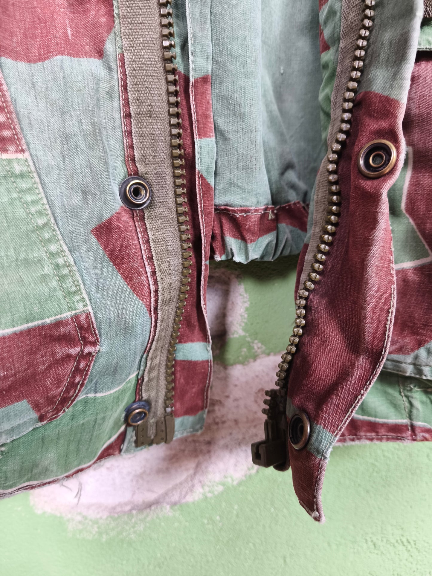 Issued 1956 West German Blue Splittertarn Bundeswehr Army Jacket M-XL Short Regular