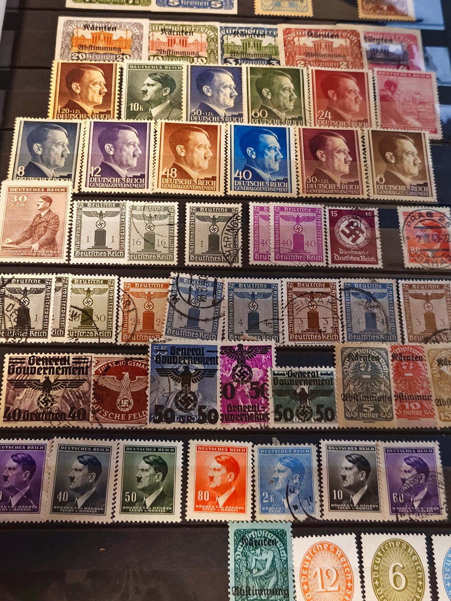(NEW STOCK) Germany — Third Reich & WWII Era Stamps (10 pcs)