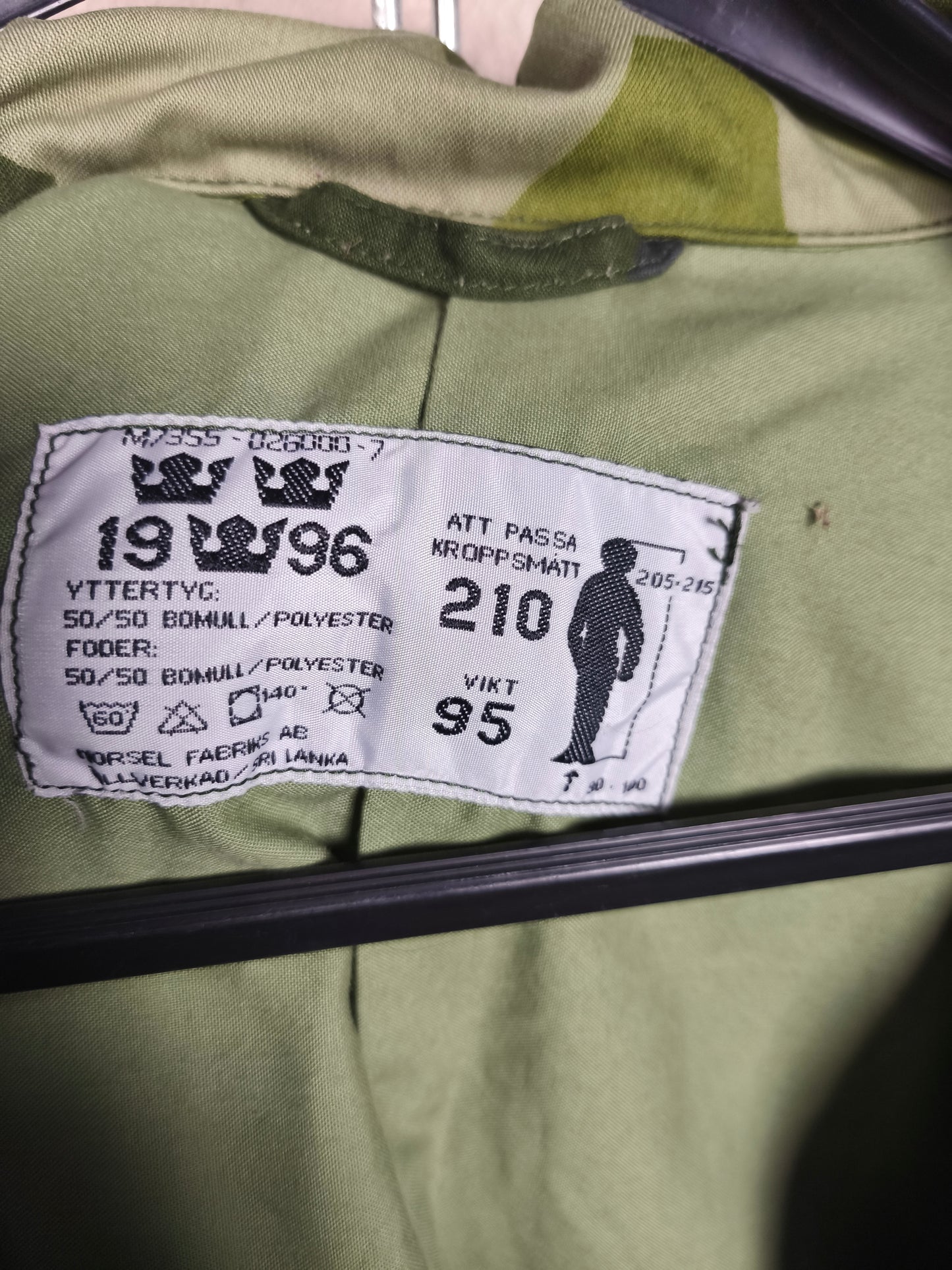 Issued Swedish m90 Parka - Second Lieutant Upplandsgruppen // M- 205cm / 6'7''//