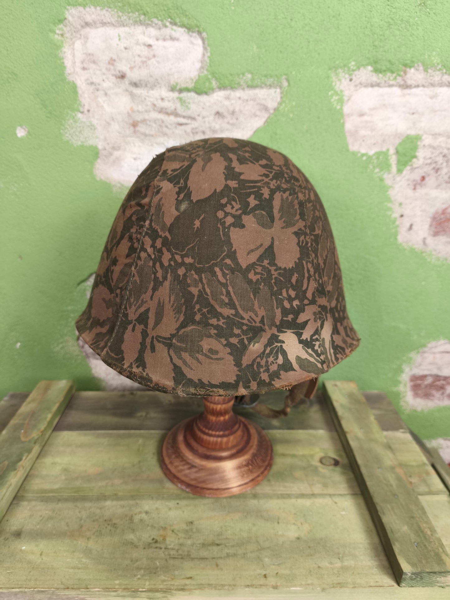 Issued Soviet SSH-60 Steel Helmet + Rare 1960 Palma Cover