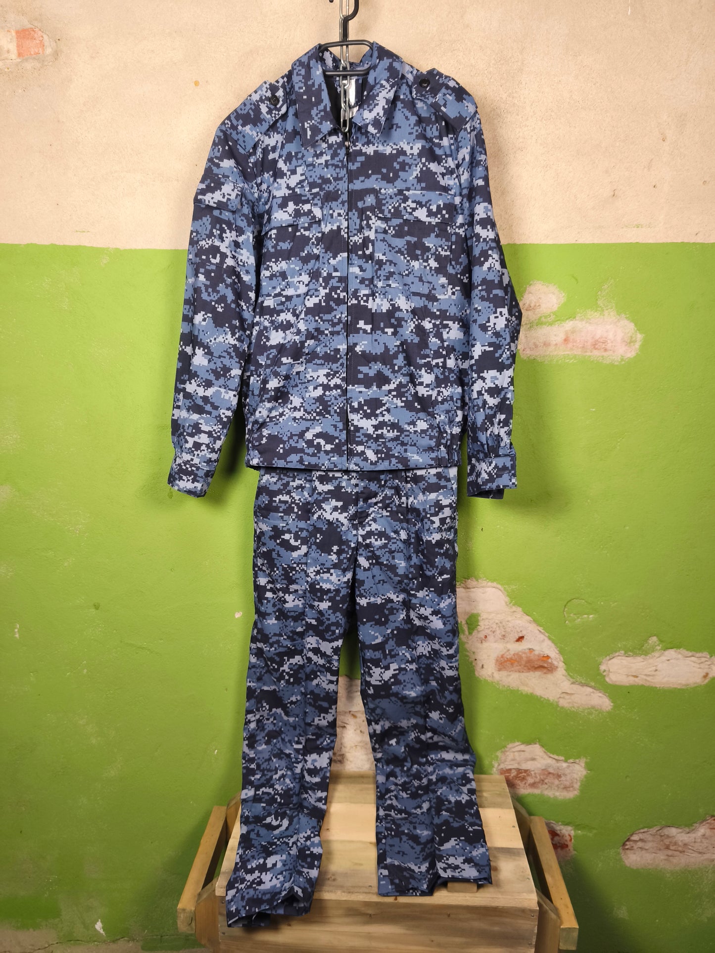 Unissued 2023 Russian Rosguard Blue Digital -Quick Camouflaging Uniform