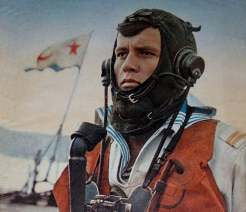 Soviet Navy Leather Helmet + Headset/Comms МН-2
