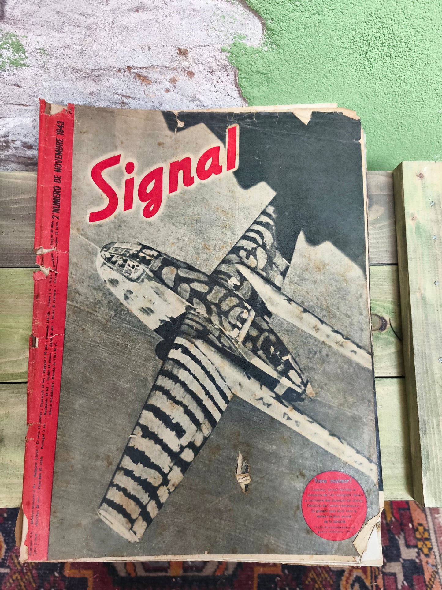 WW2 Wehrmacht Propaganda Magazine "Signal" (French, Dutch, Belgian)