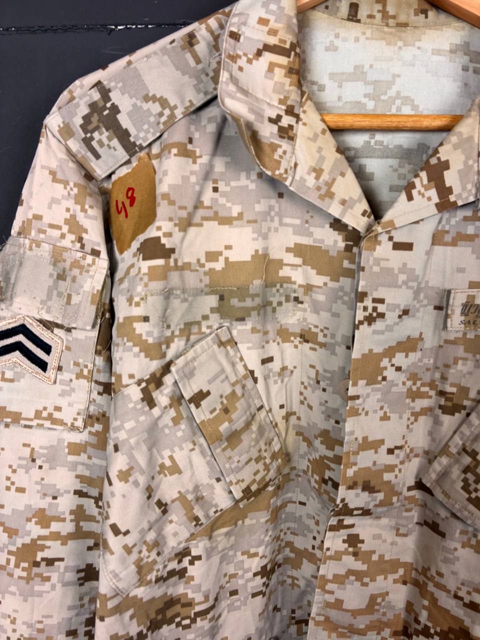 Issued Royal Saudi Land Forces Digital Desert Combat Jacket 48/M
