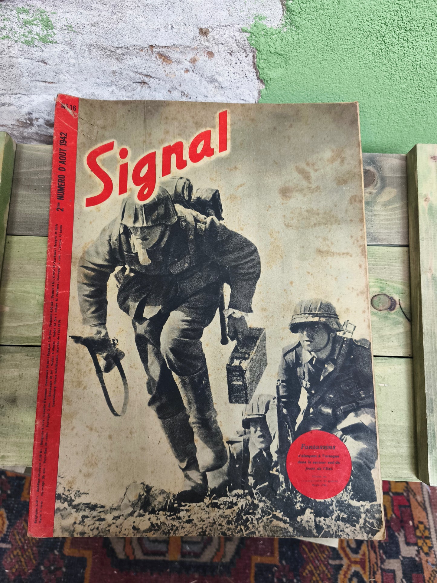WW2 Wehrmacht Propaganda Magazine "Signal" (French, Dutch, Belgian)