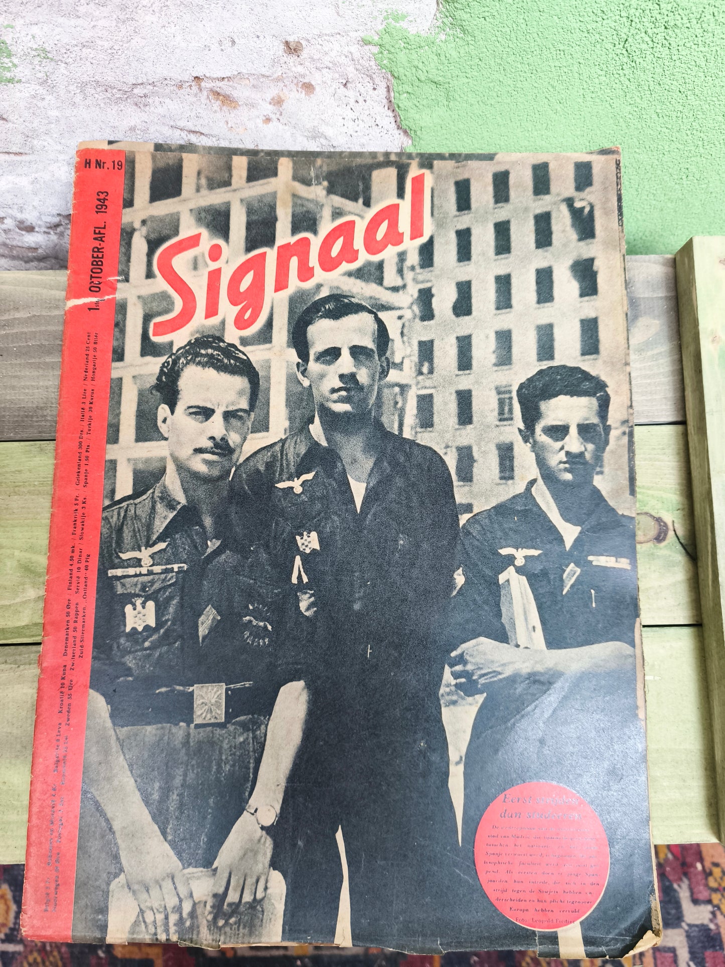 WW2 Wehrmacht Propaganda Magazine "Signal" (French, Dutch, Belgian)