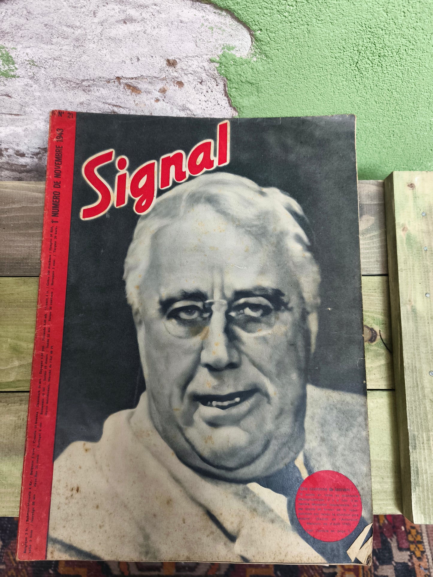 WW2 Wehrmacht Propaganda Magazine "Signal" (French, Dutch, Belgian)