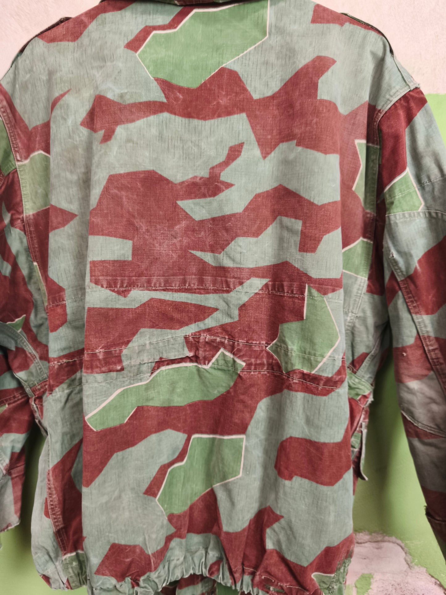 Issued 1956 West German Blue Splittertarn Bundeswehr Army Jacket M-XL Short Regular