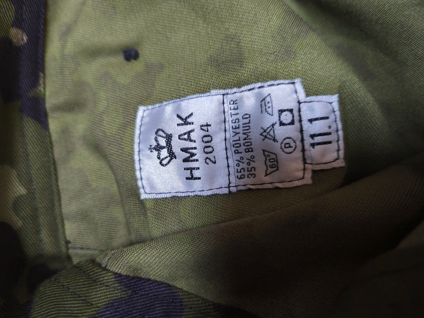 Issued Danish M84 Flecktarn Field Pants S-Reg
