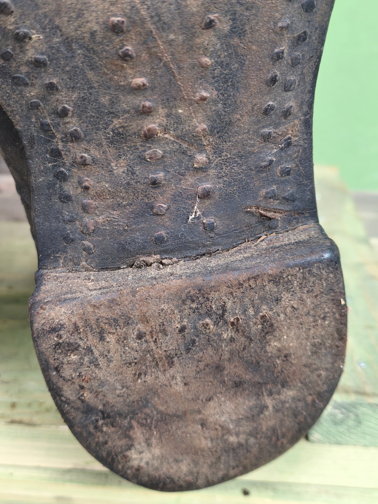Early Soviet High Leather Boots