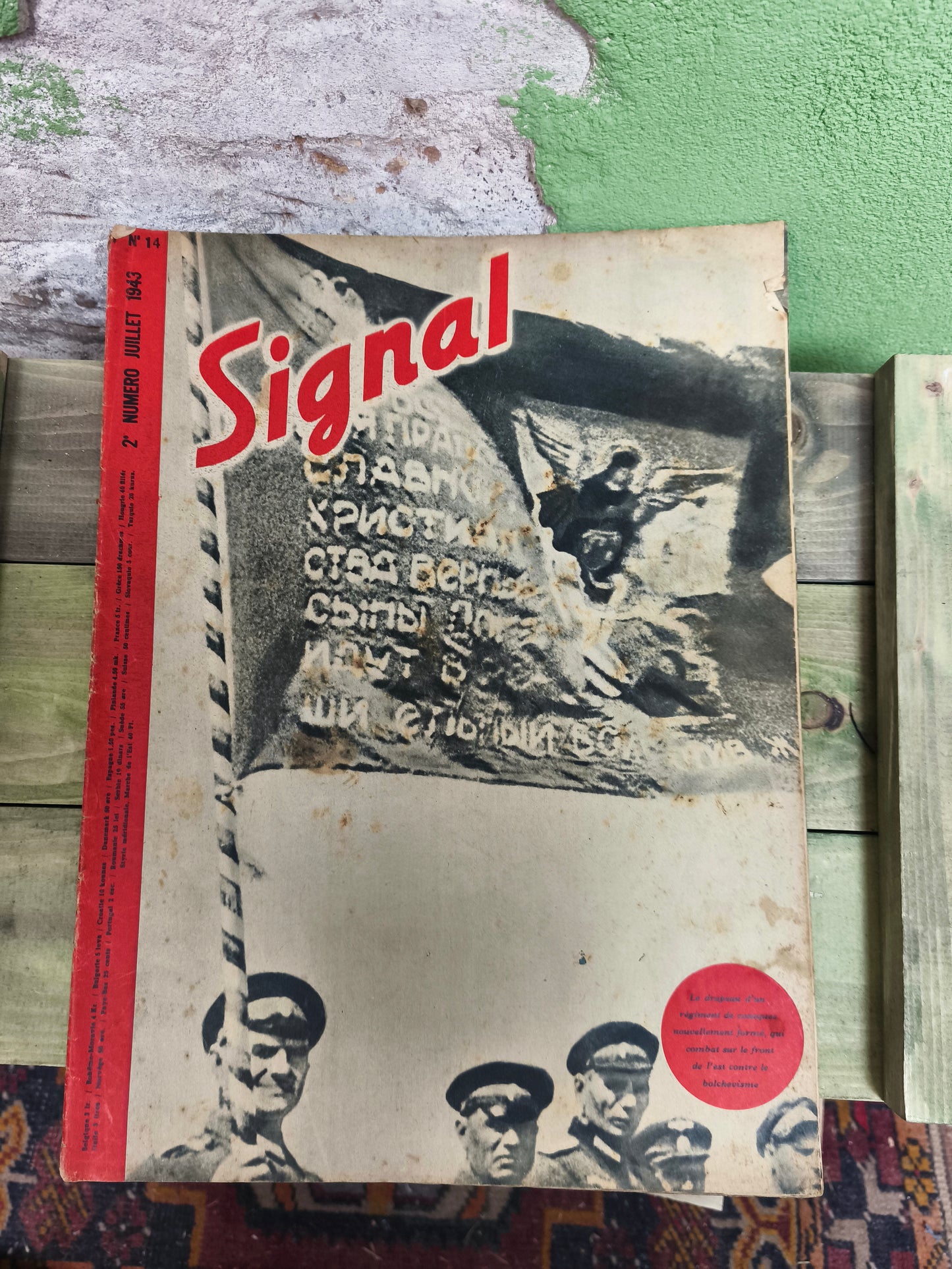 WW2 Wehrmacht Propaganda Magazine "Signal" (French, Dutch, Belgian)