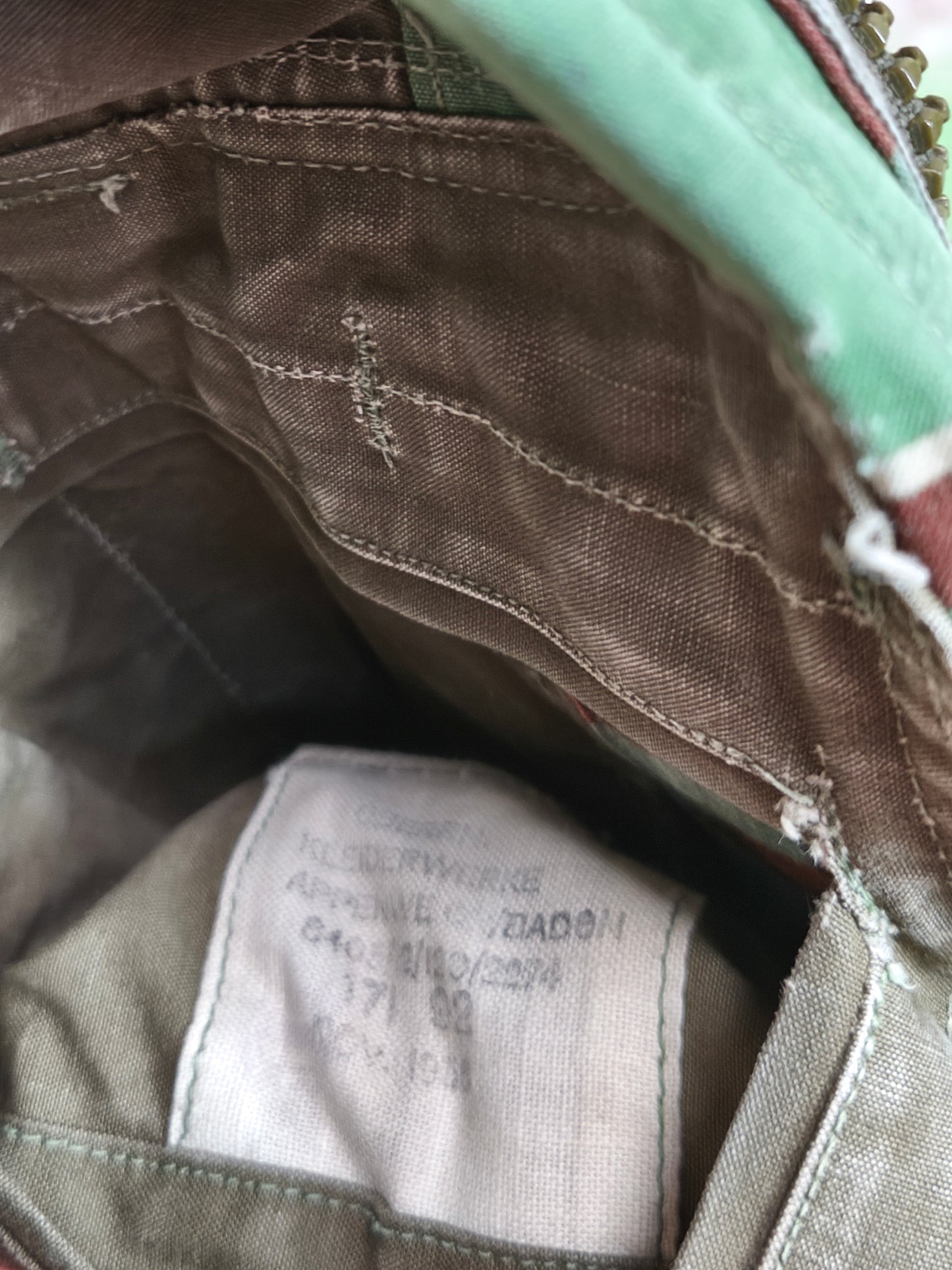 Issued 1956 West German Blue Splittertarn Bundeswehr Army Jacket M-XL Short Regular