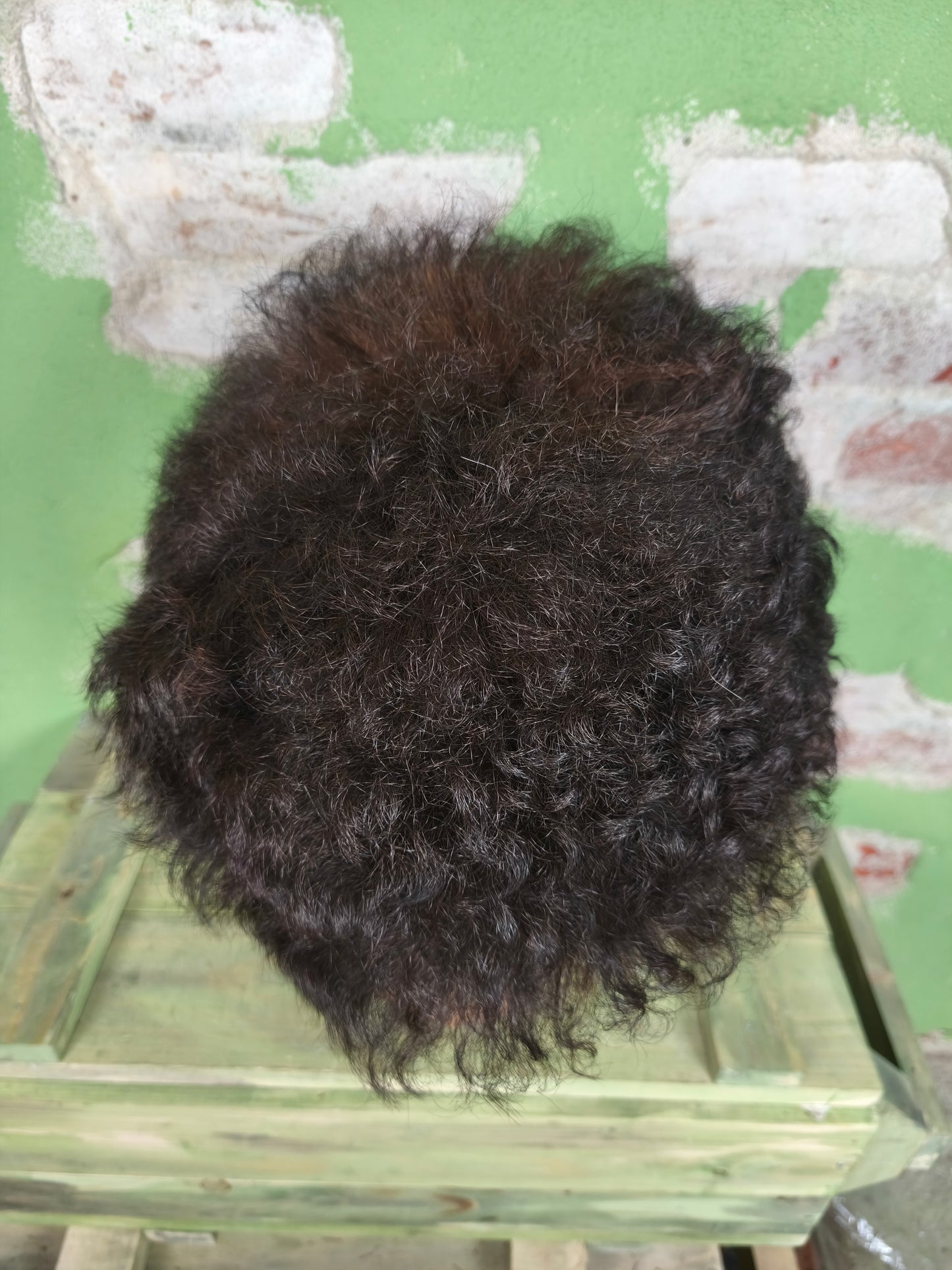 Dagestan Papakha Sheepskin Fur Hat- Brown/Black