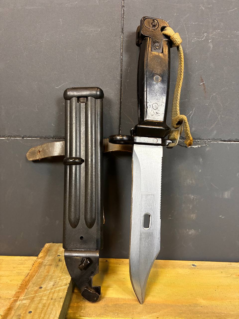Issued East German Modell 74 AK Bayonet 6X4